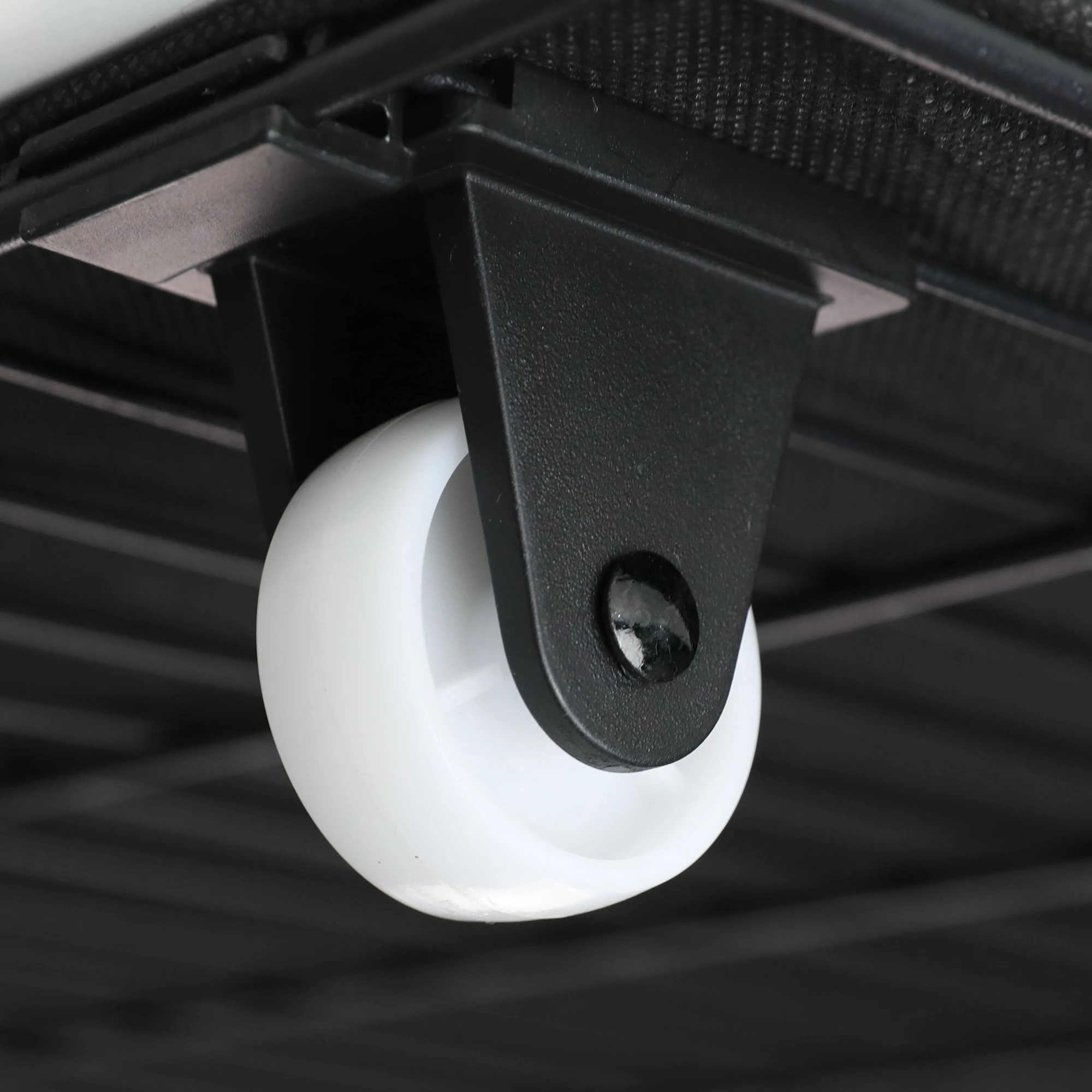 4 Levede Double Size Linen Fabric Bed Frame with Charging Station in Dark Grey, 4 of 8