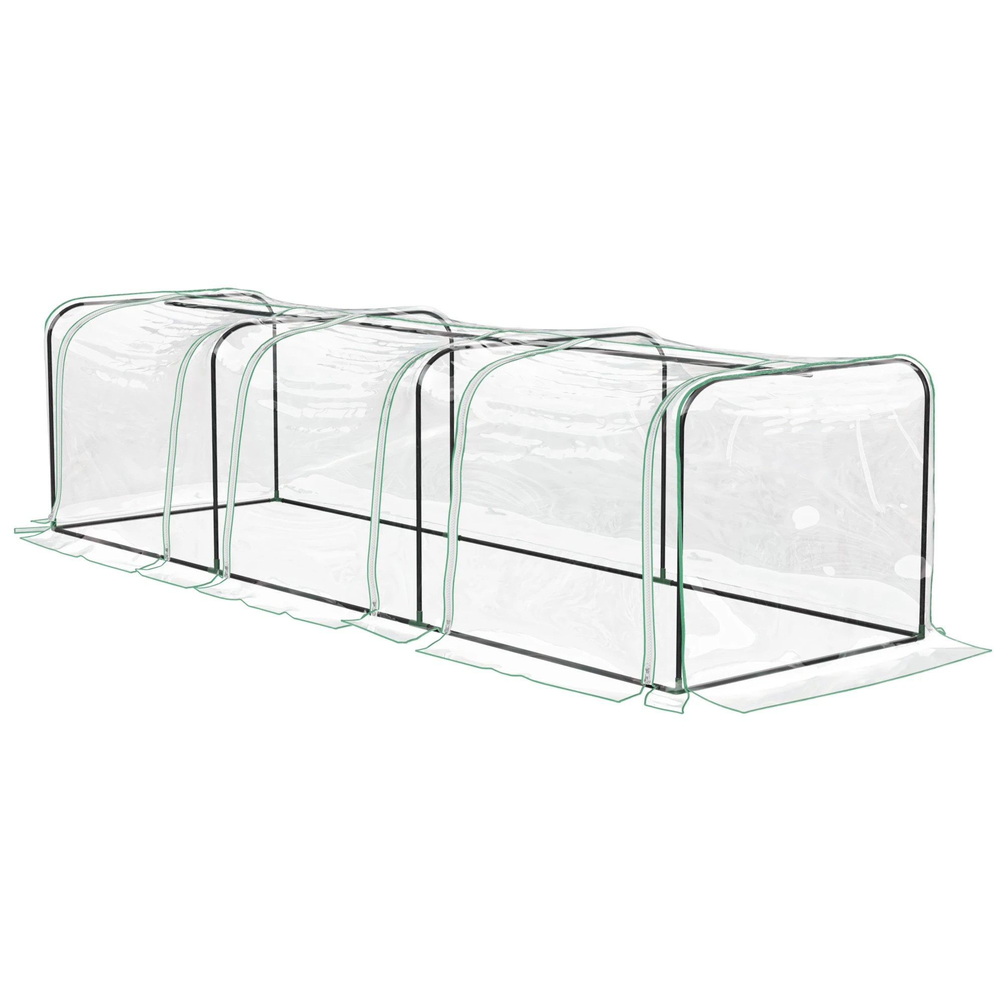 2 Lambu Walk In Greenhouse 2.97X1X0.8M Tunnel Frame, 2 of 5