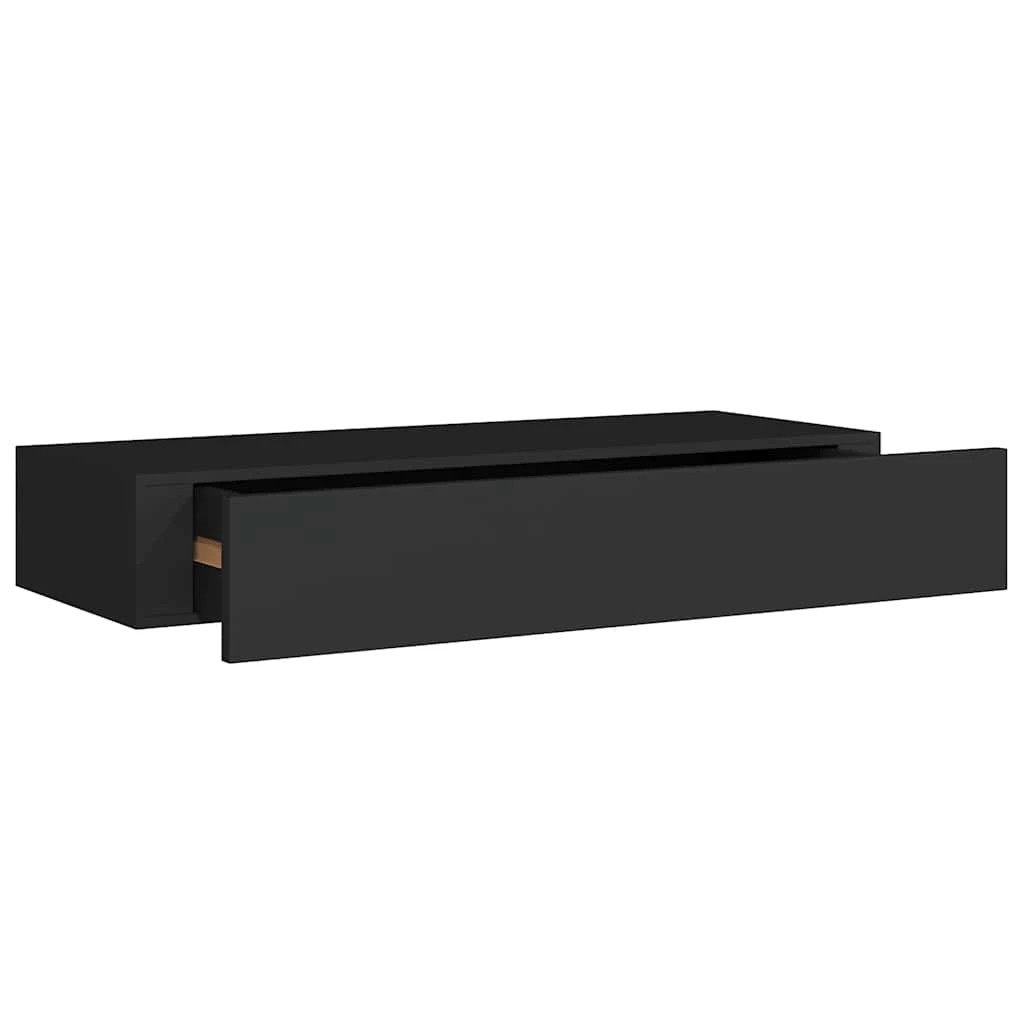 2 vidaXL Drawer Shelf Mdf - Black, 2 of 8