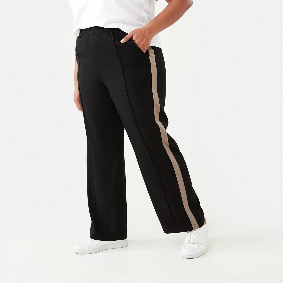 2 Curve Side Stripe Pants Black, 2 of 6