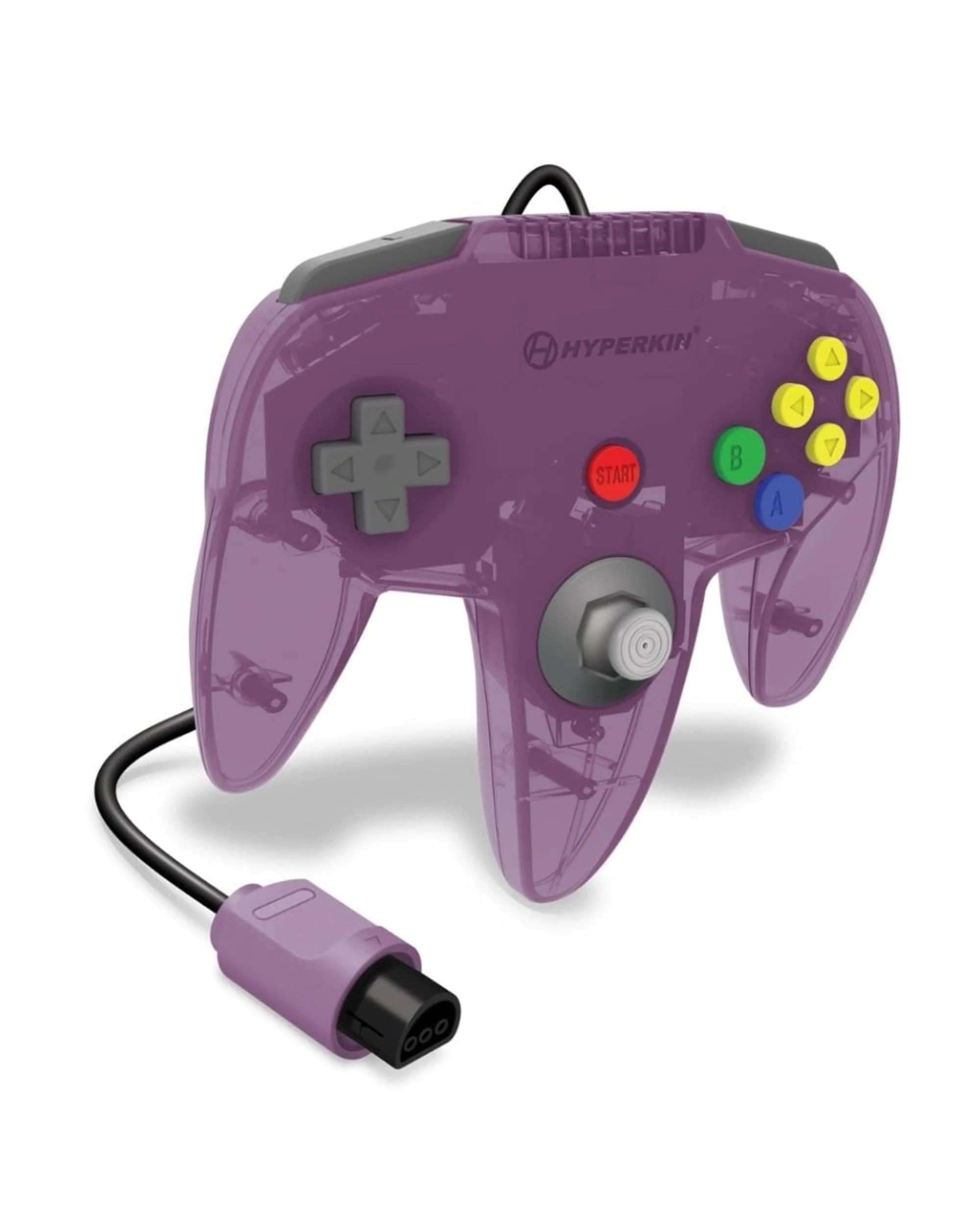 2 Hyperkin Captain Premium Wired Controller for N64 - Amethyst Purple - Purple, 2 of 3