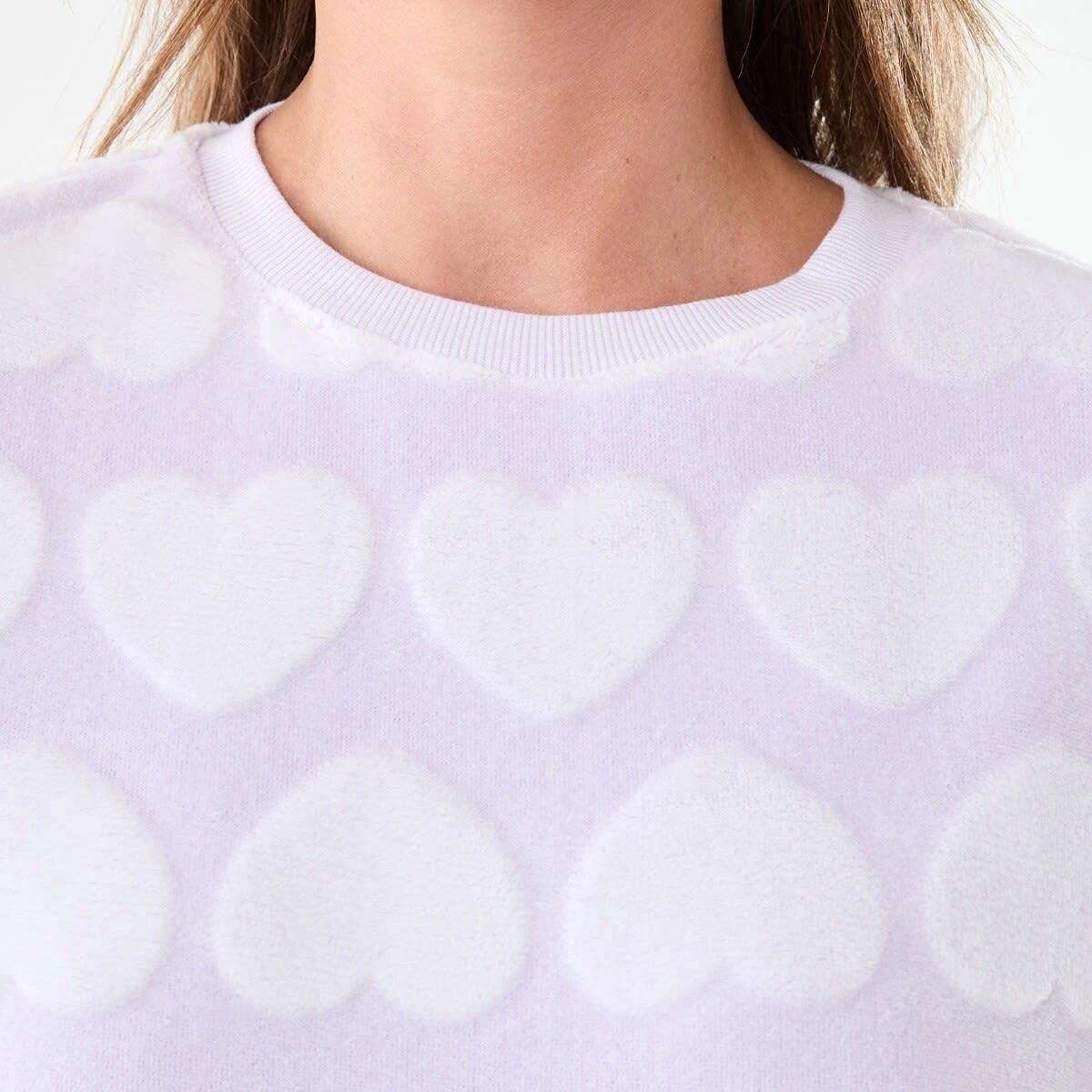 5 Fleece Top and Pants Pyjama Set Llc Heart, 5 of 7