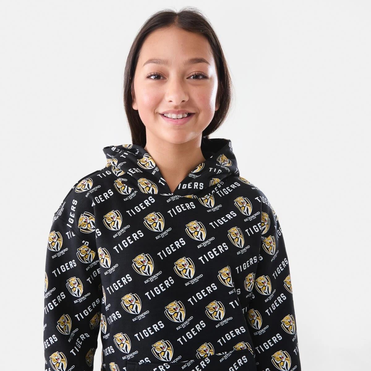 6 Official AFL Kids All Over Print Hoodie Richmond, 6 of 10