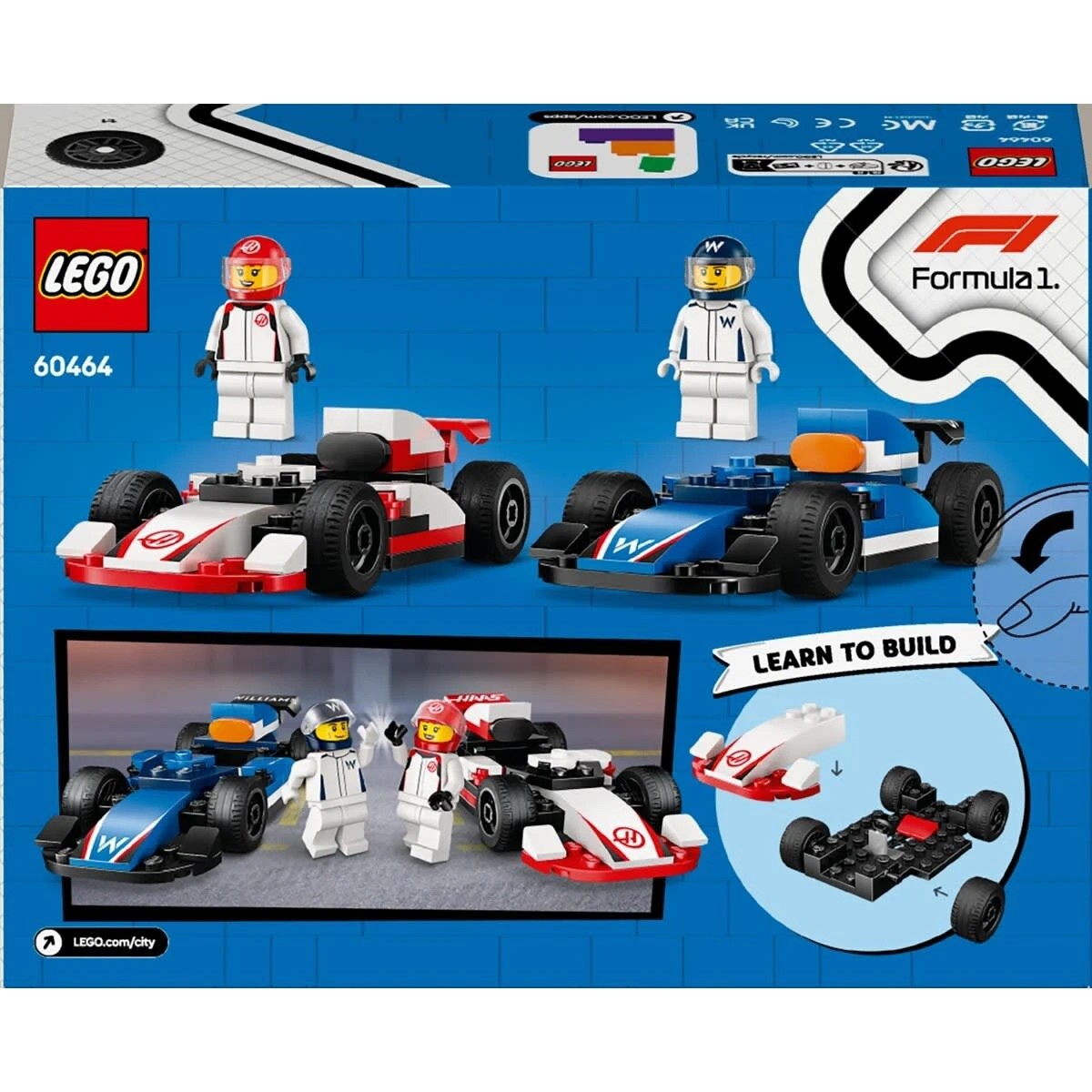 10 LEGO City F1 Williams Racing & Haas F1 Race Cars 60464, 10 of 10