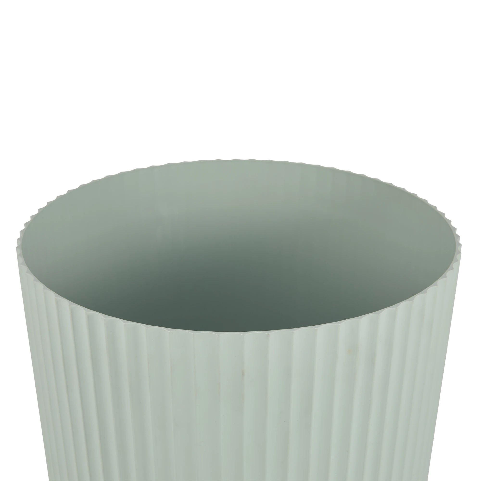 3 38cm Linear Plastic Pot - Sage, 3 of 4