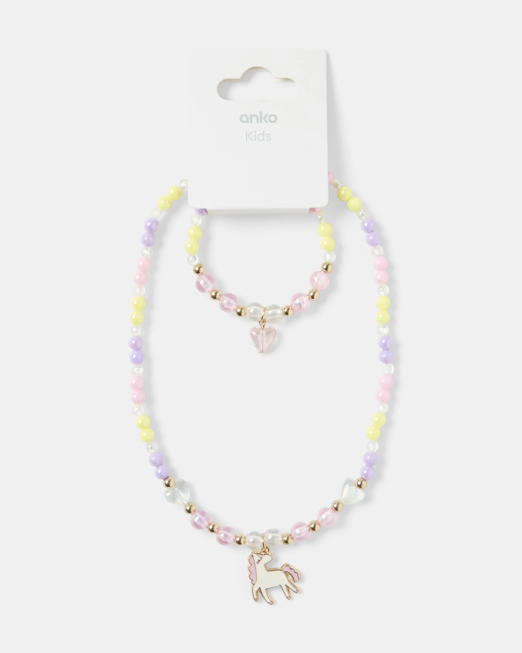 4 2 Pack Unicorn Necklace and Bracelet Set, 4 of 4