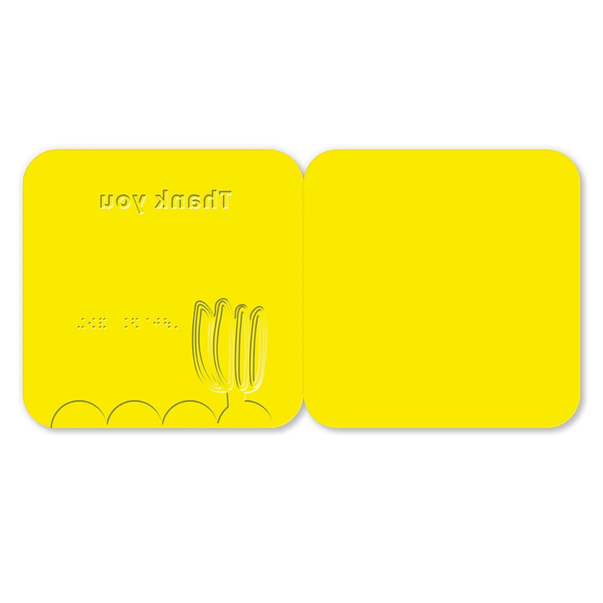 2 Hallmark Braille Greeting Card - Thank You, 2 of 3