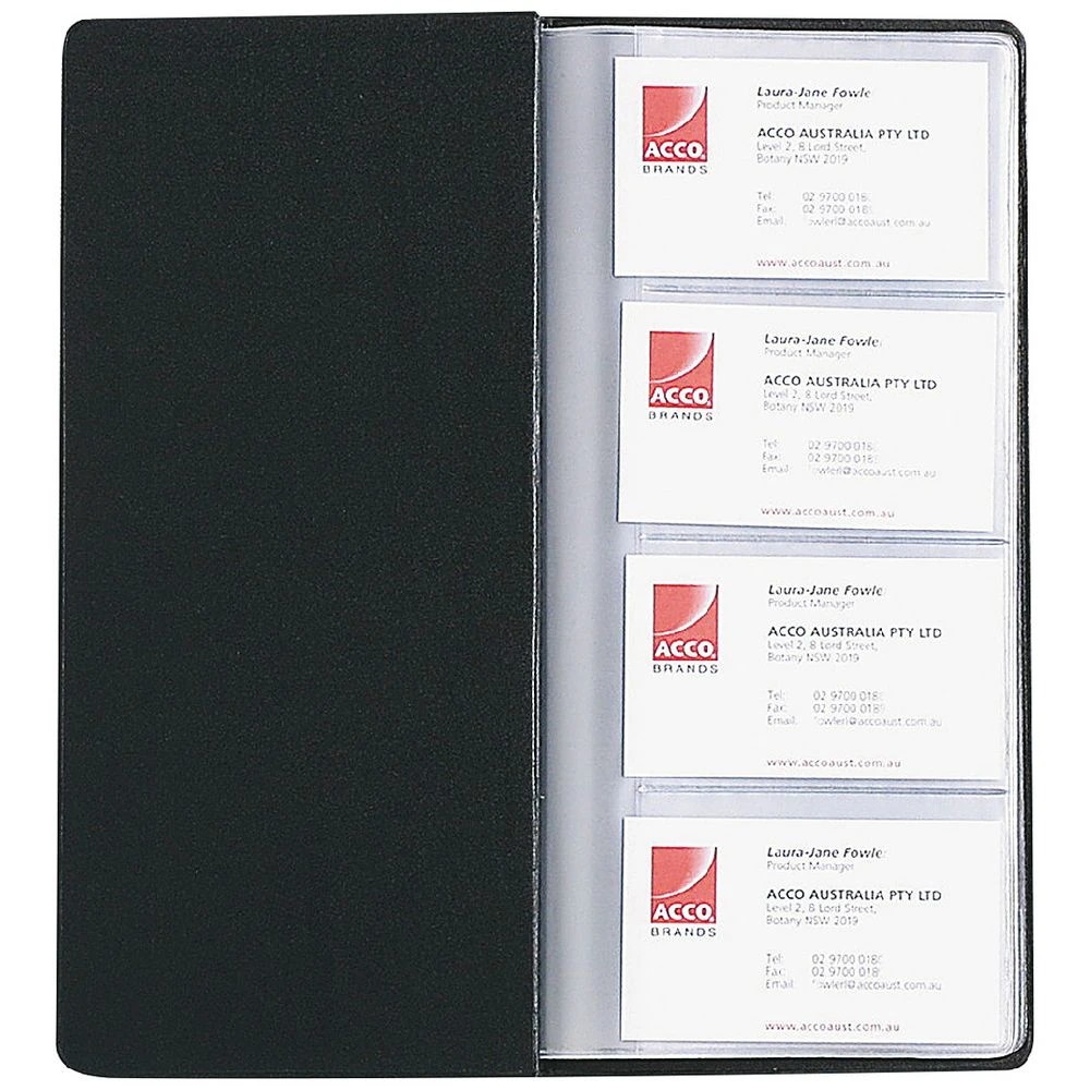 1 Marbig Business Card Holder Black, 1 of 1