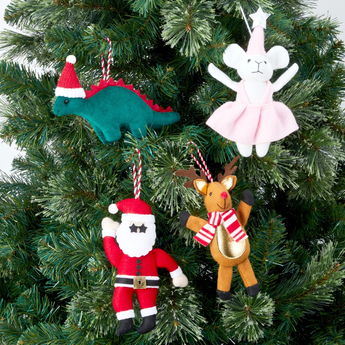 6 Felt Character Decoration - Assorted, 6 of 7