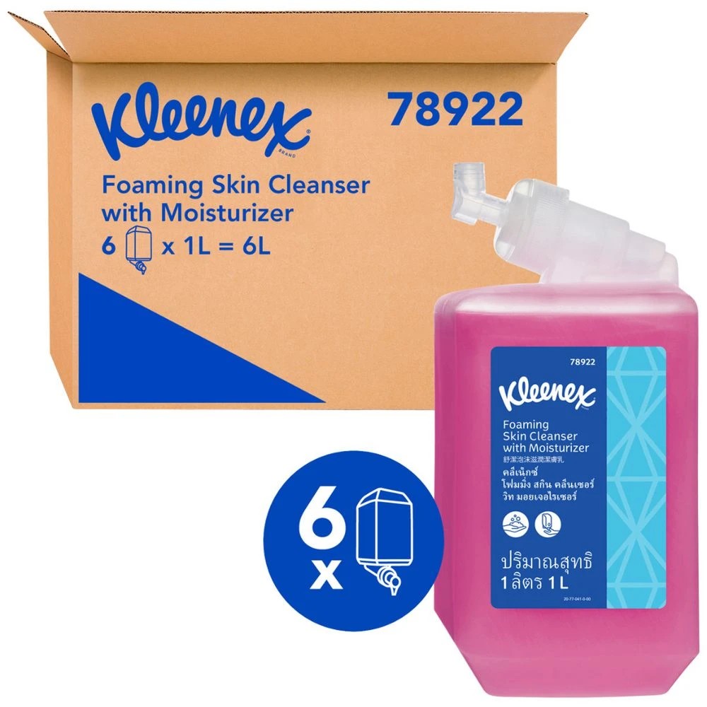 1 Kleenex High Strength Foam Cleanser 1L 6 Pack, 1 of 4