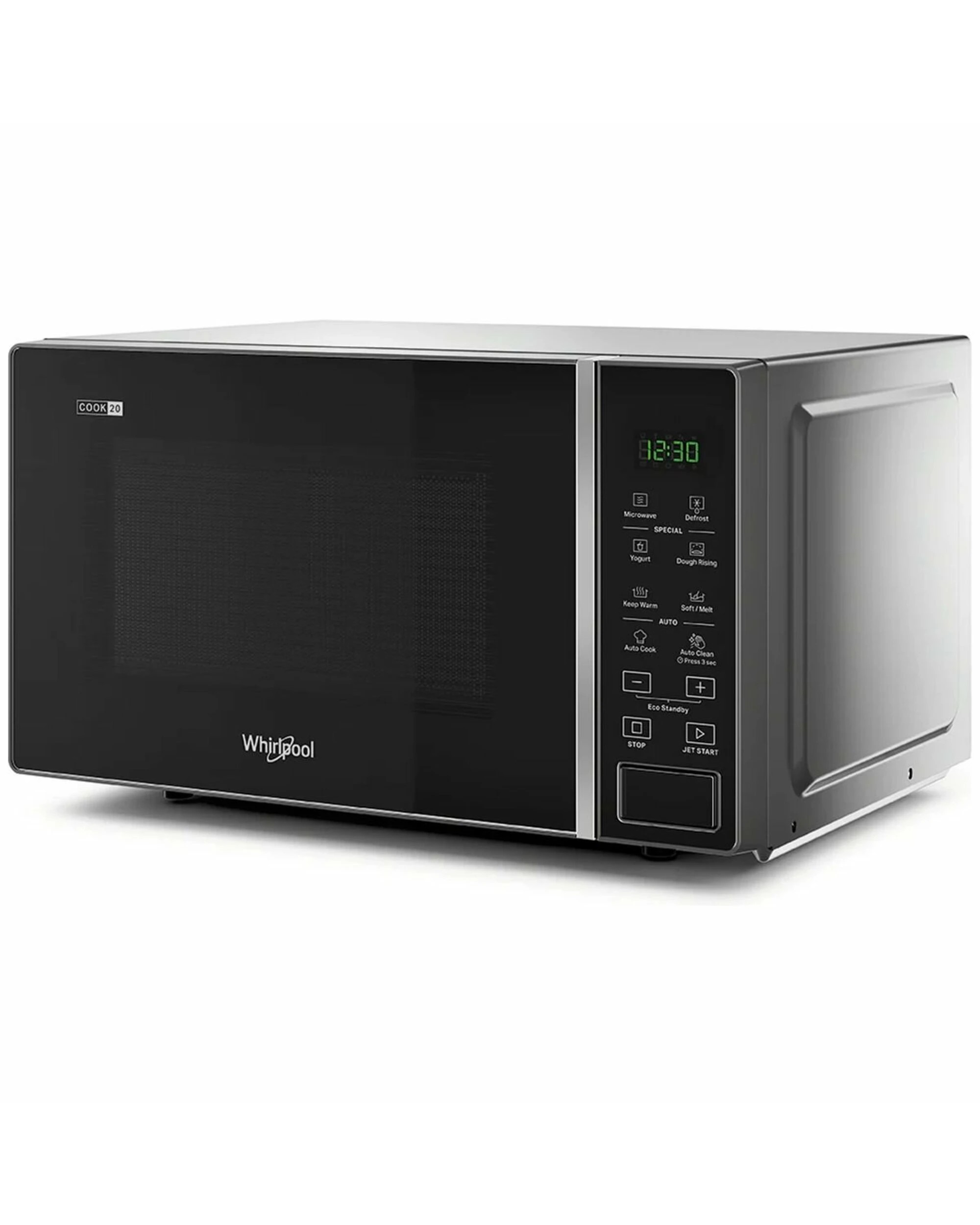 2 Whirlpool 20L Solo Freestanding Microwave Oven Black, 2 of 5
