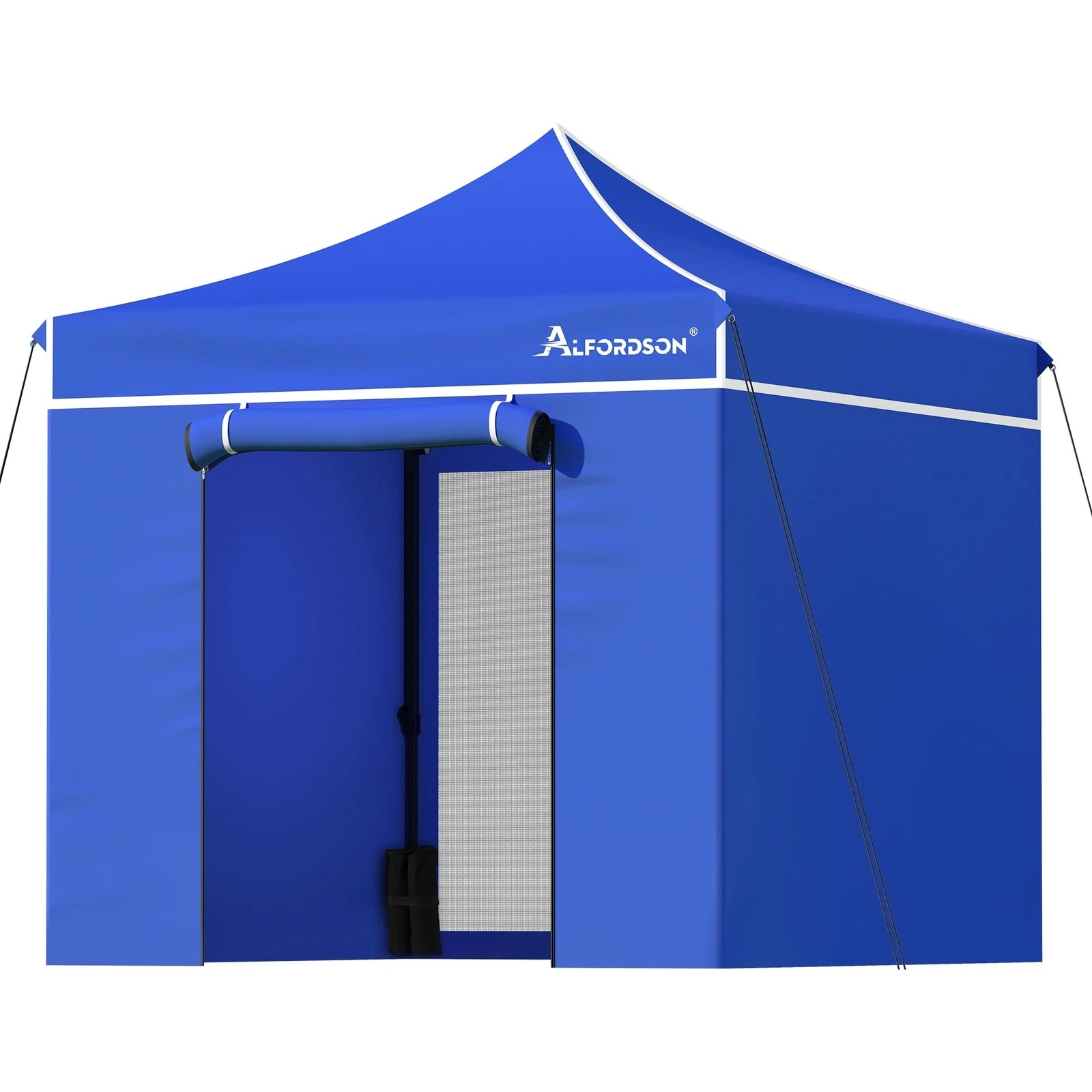1 Alfordson Pop Up Marquee Side Wall Portable 3x3m Gazebo - Blue, 1 of 10