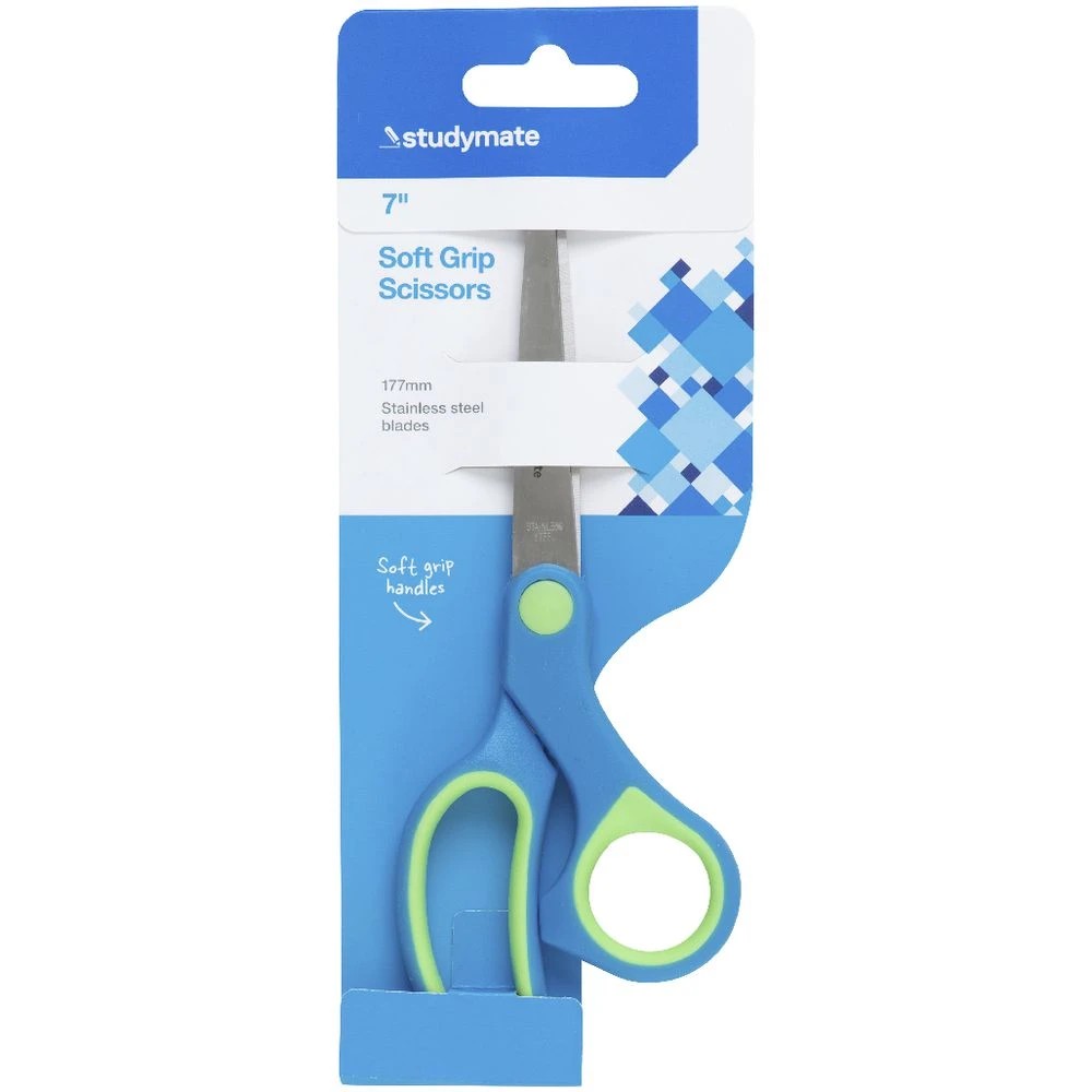 2 Studymate Soft Grip Scissors 7"/177mm, 2 of 4