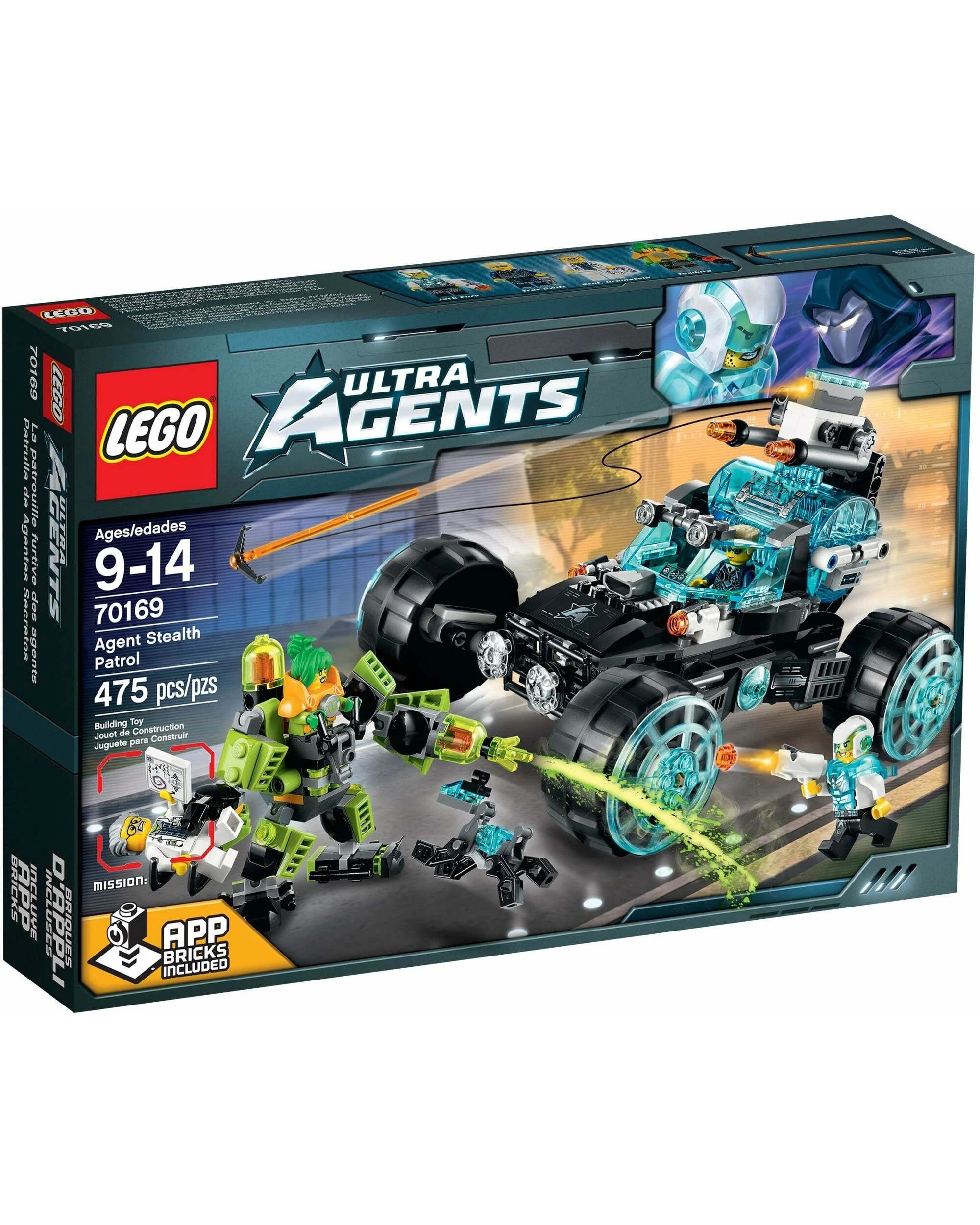 1 LEGO 70169 Ultra Agents Agent Stealth Patrol Toy, 1 of 5