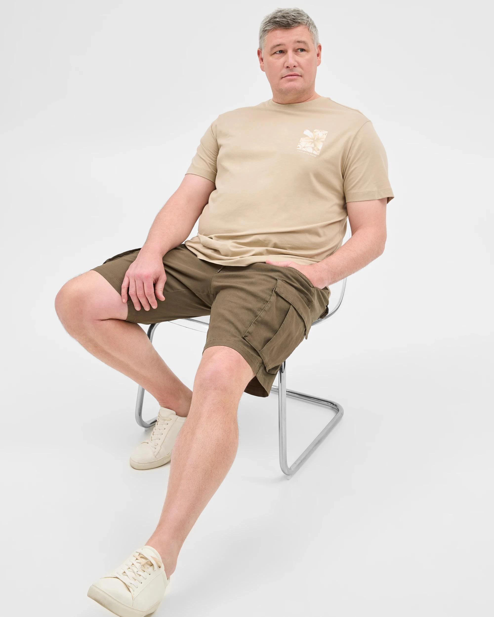 5 Target Plus Size Australian Cotton Fashion T-Shirt TAN, 5 of 5