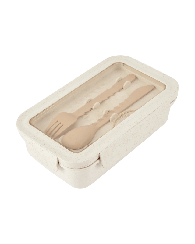 Oatmeal Wheat Straw Lunch Box with Cut