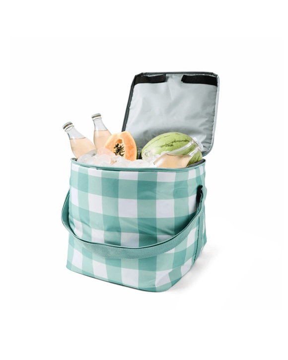 20L Collapsible Cooler - Gingham