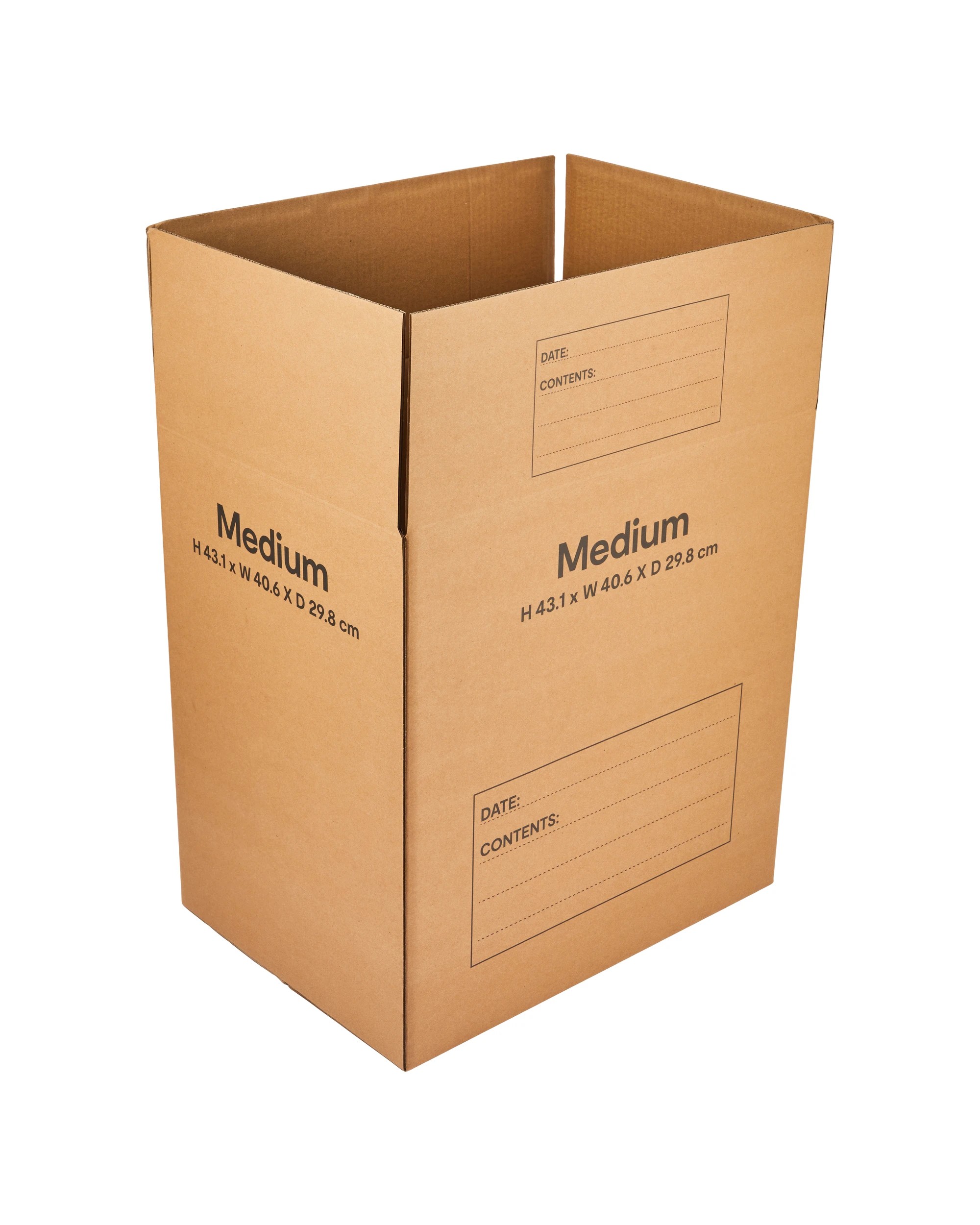 5 10 Pack Moving Box Medium 431mm x 406mm x 298mm, 5 of 6