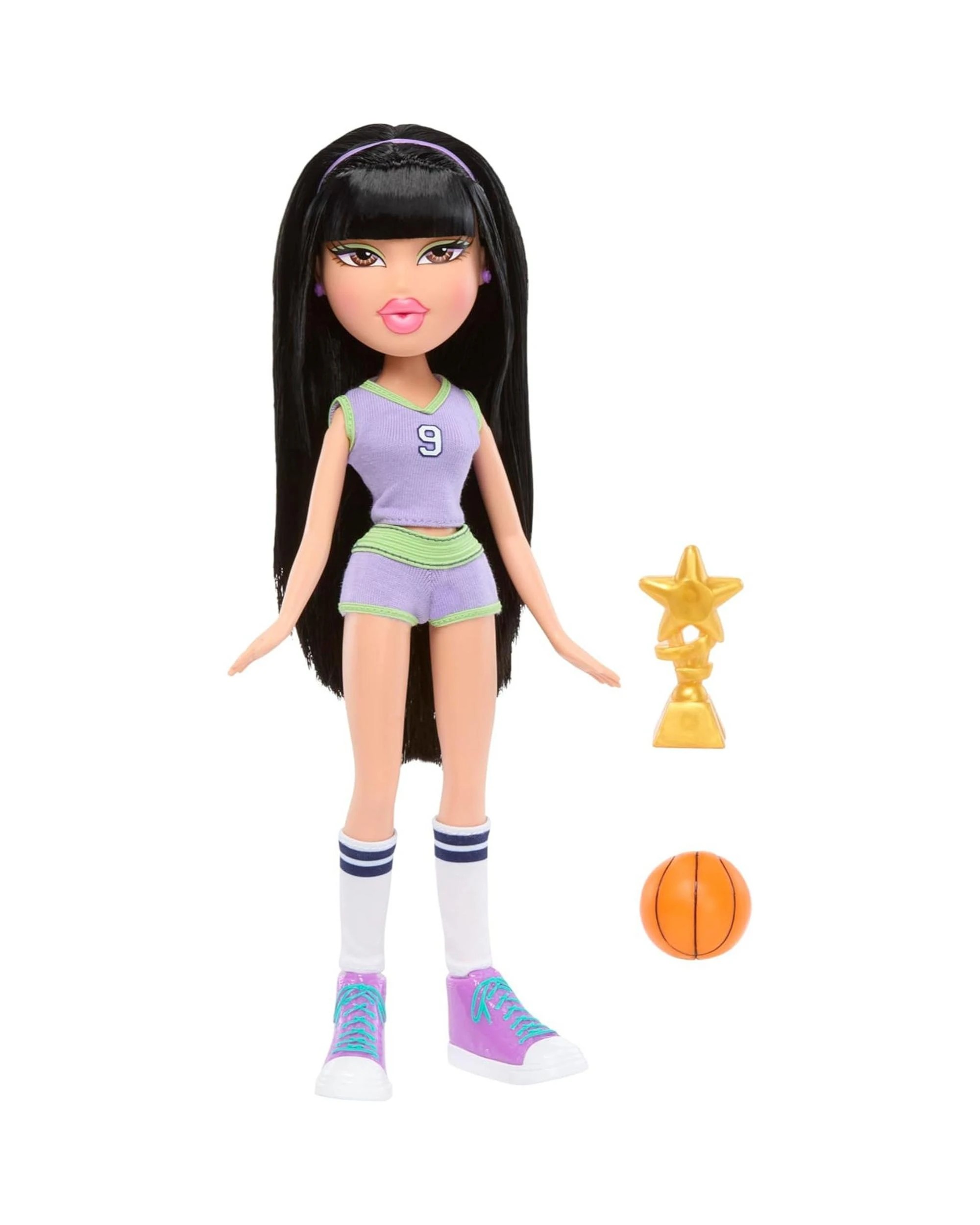 2 Bratz Play Sportz Jade Blazin' Basketball Doll, 2 of 6