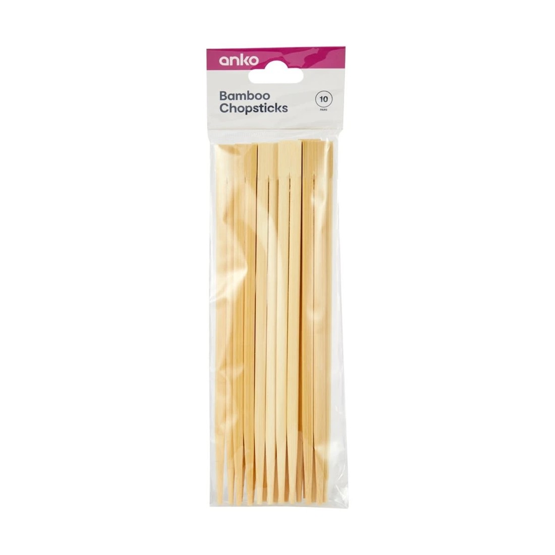 5 10 Pack Bamboo Chopsticks, 5 of 5
