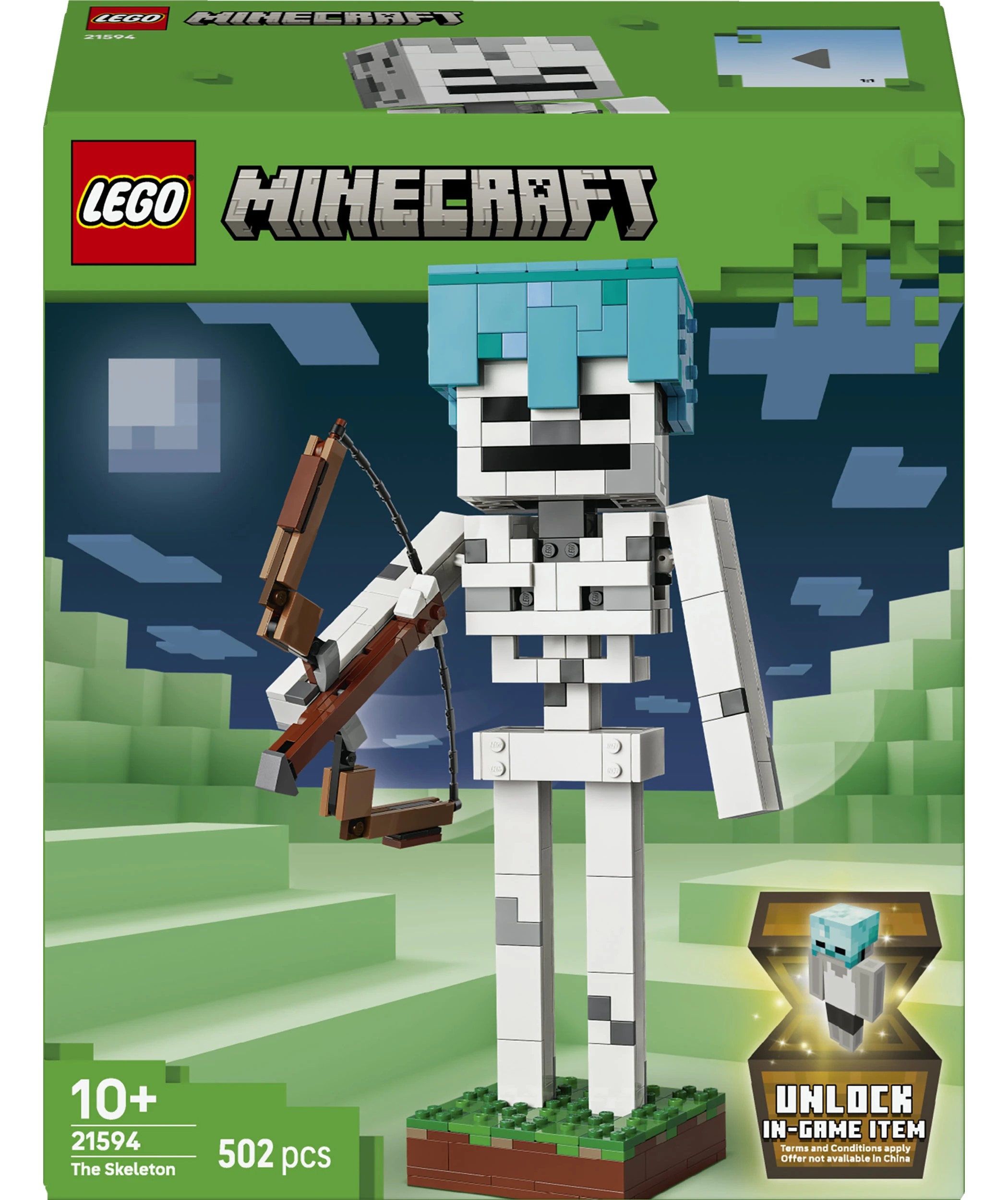 1 LEGO Minecraft The Skeleton 21594, 1 of 9