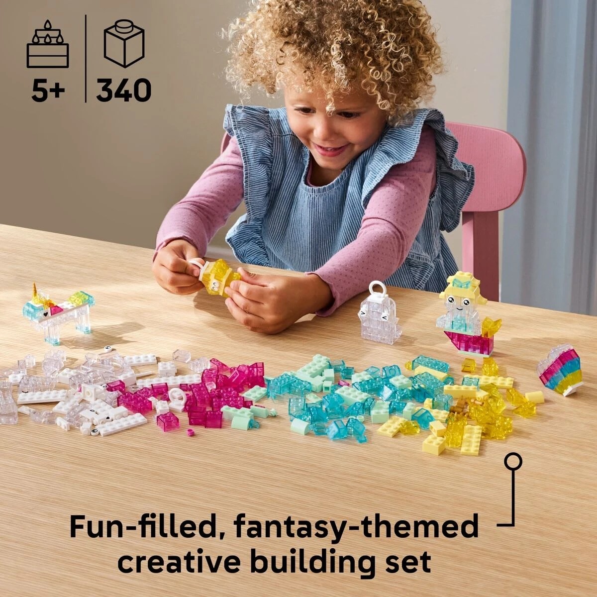 4 LEGO Classic Magical Transparent Box 11040, 4 of 9
