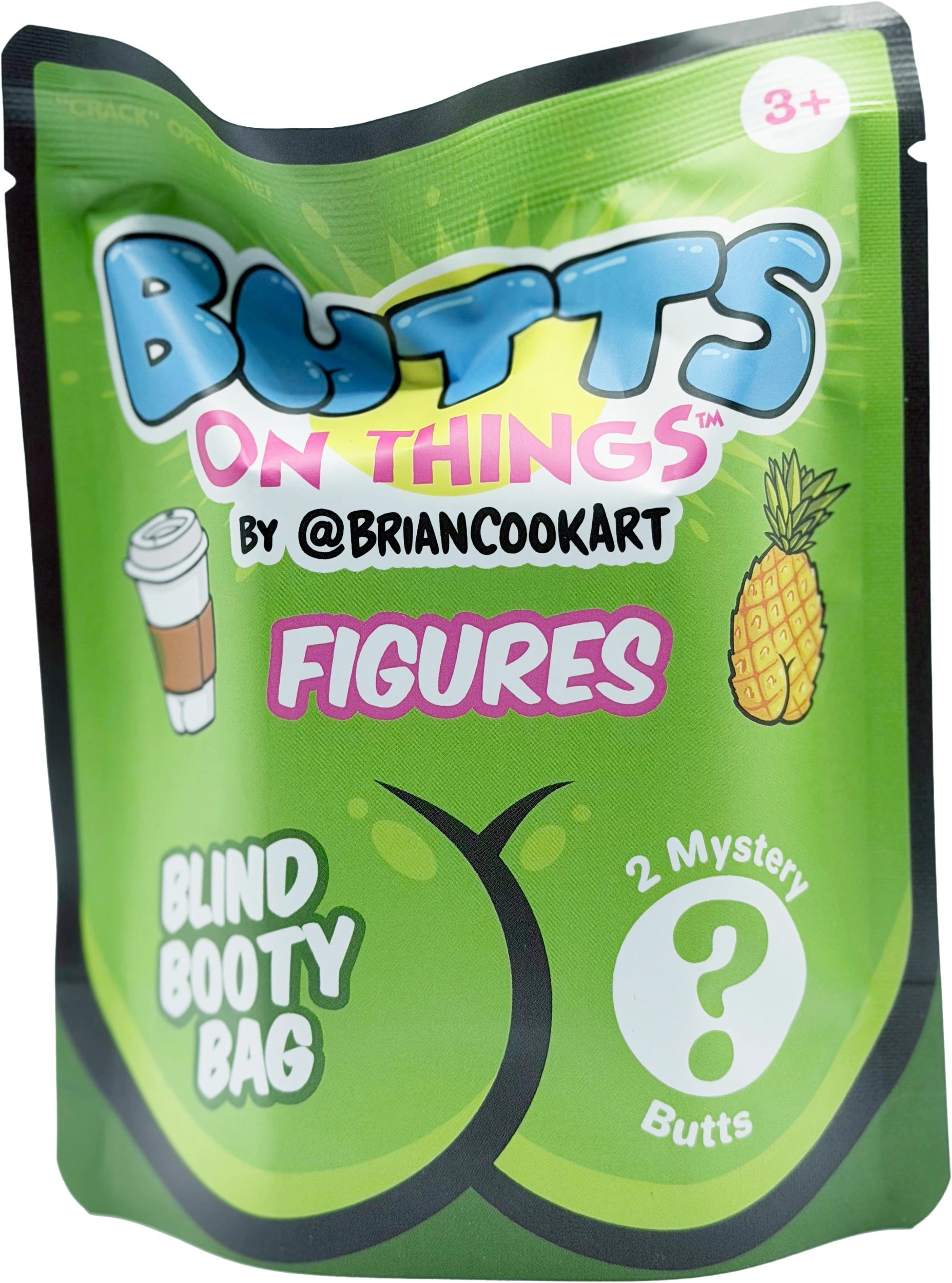 3 Butts On Things 2-Piece Figurine Blind Bag - Assorted, 3 of 7