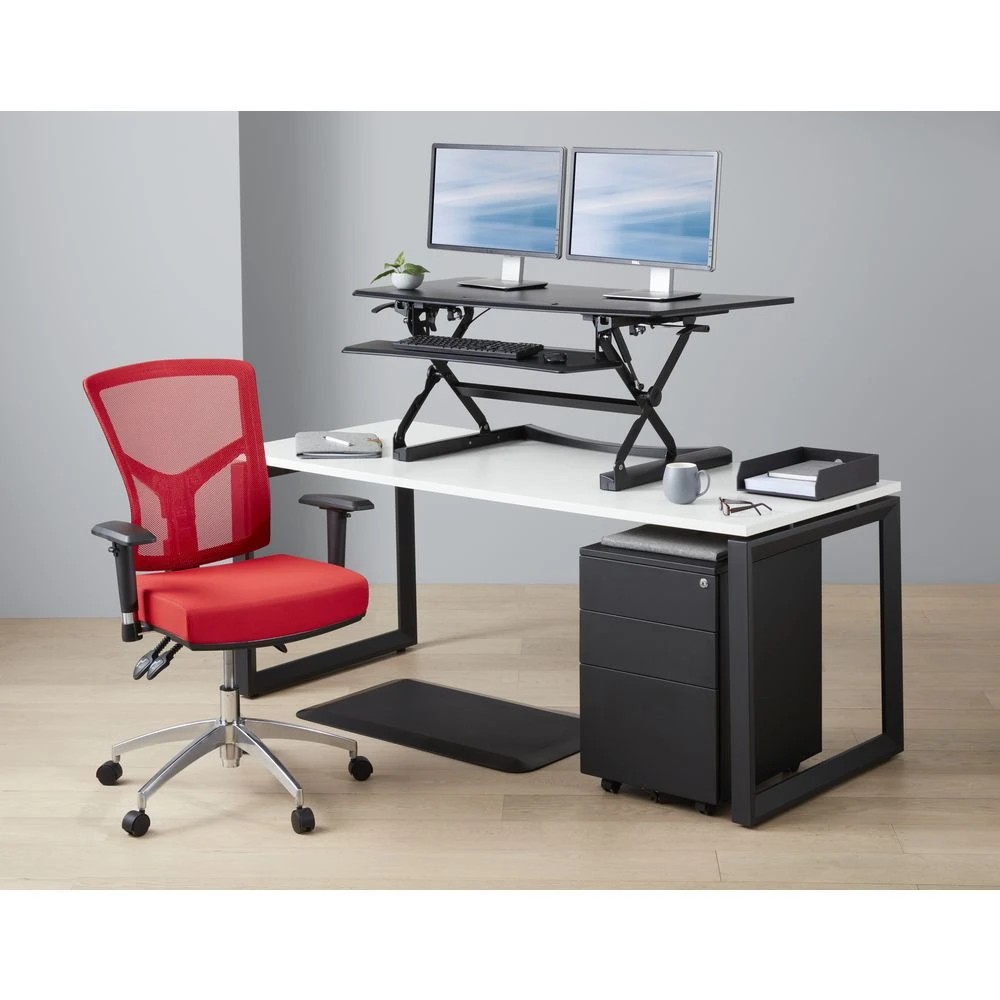 2 Stilford S2 Pro Version 1 Desk 1800 x 750mm White/Black Desks, Tables and Workstations, 2 of 5
