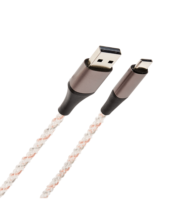 1.2m Light Up USB-A to USB-C Cable