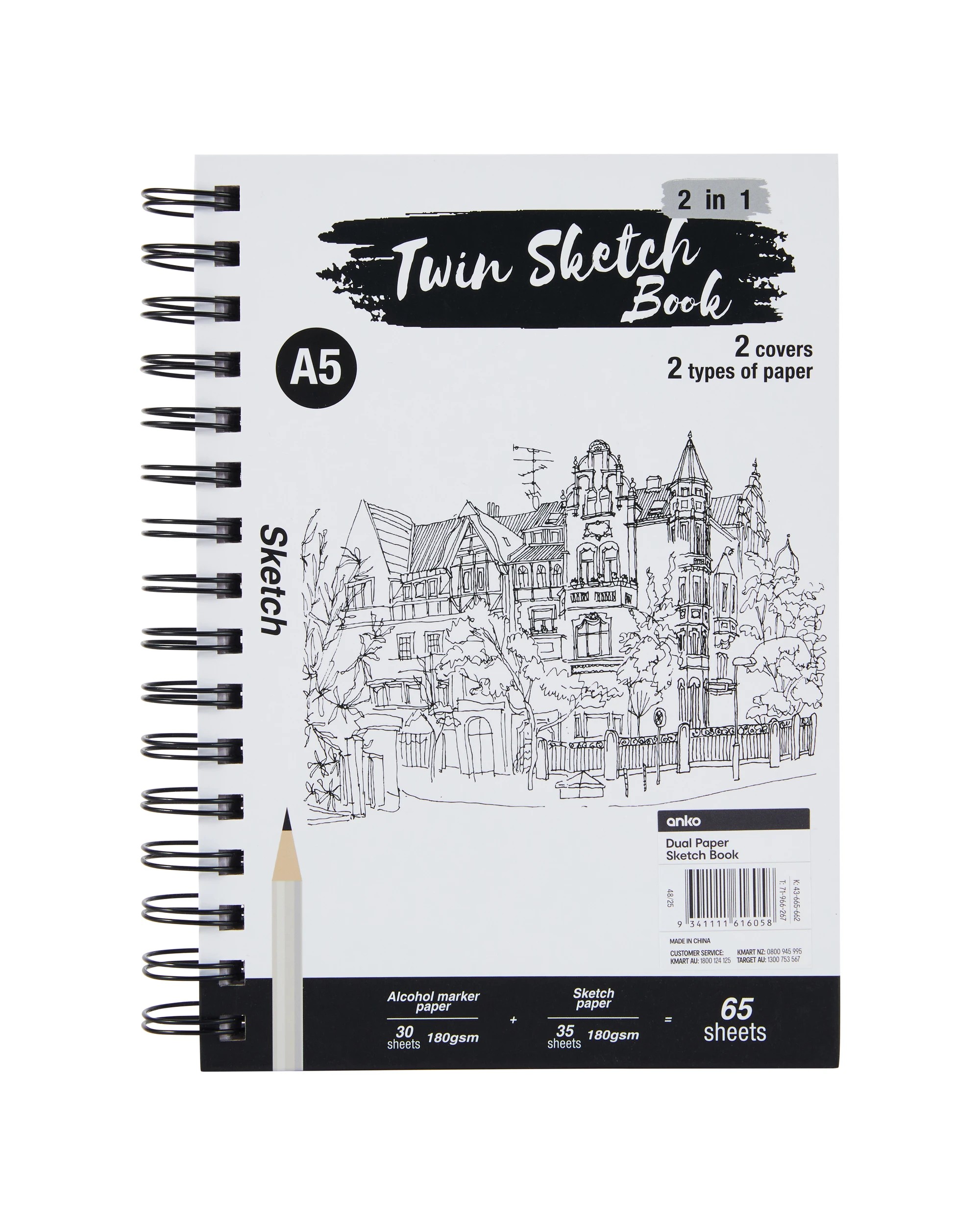 6 Dual Paper Sketch Book, 6 of 6