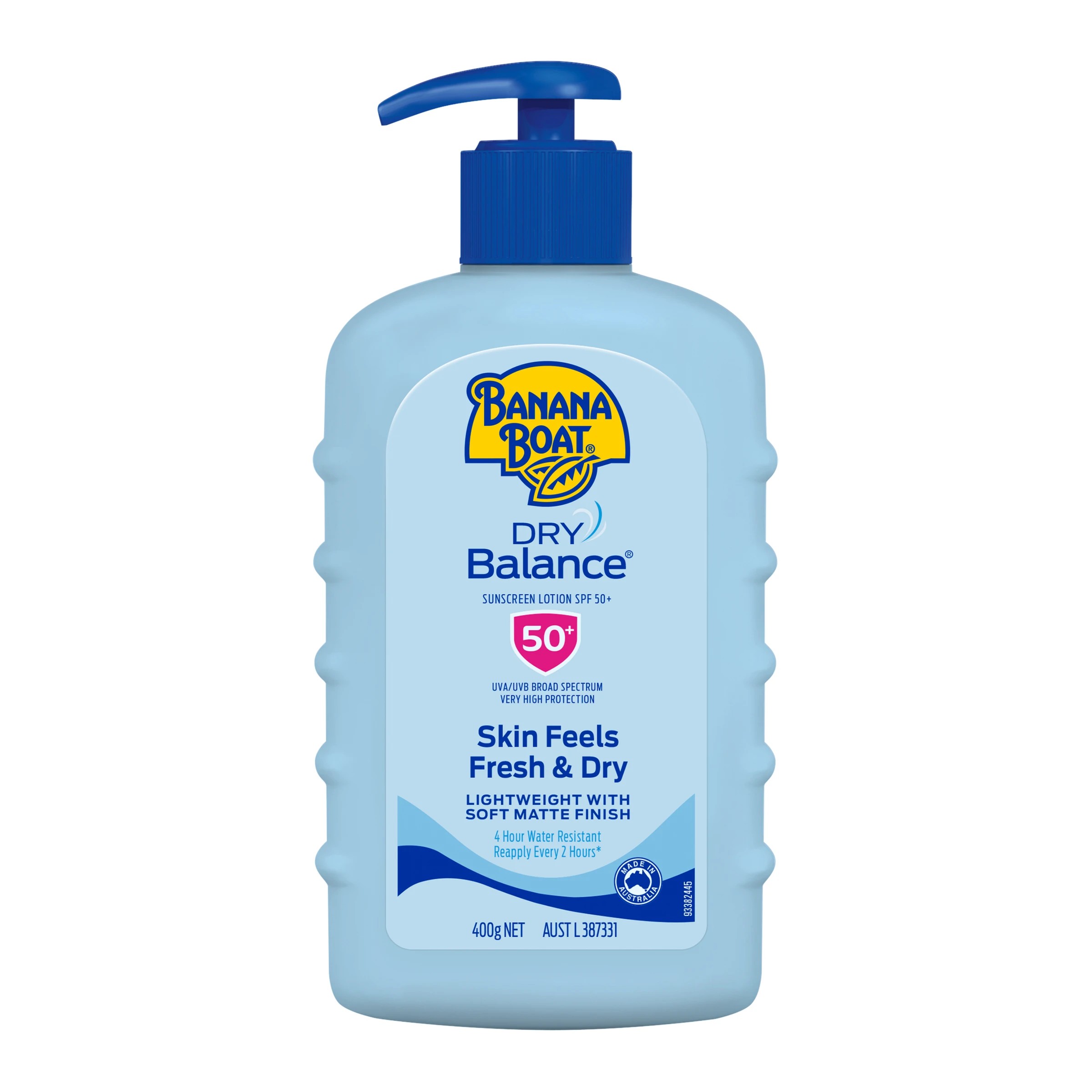 1 Banana Boat Dry Balance SPF50+ Sunscreen Lotion 400g, 1 of 5