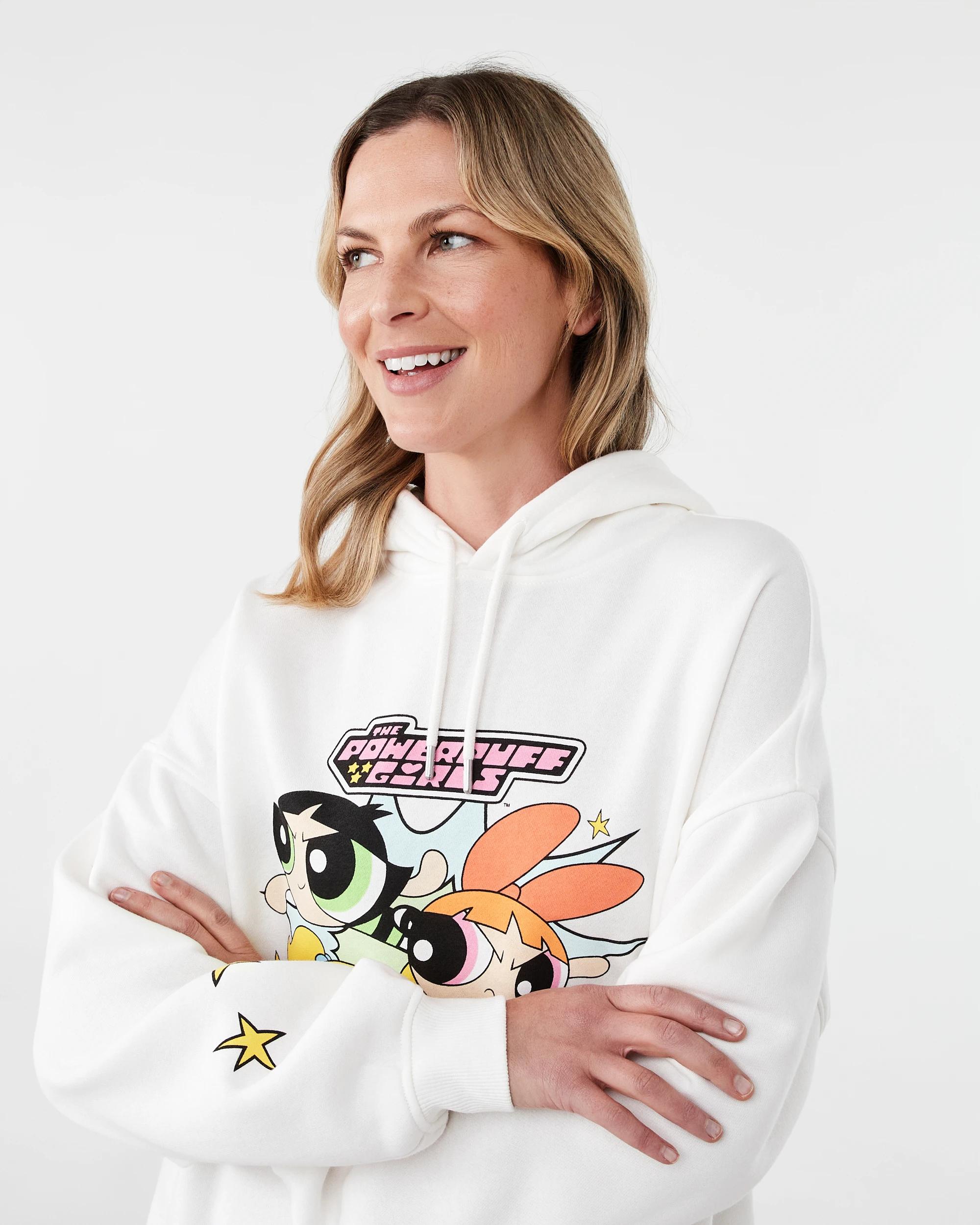4 Powerpuff Girls License Long Sleeve Hoodie Powerpuffg, 4 of 7