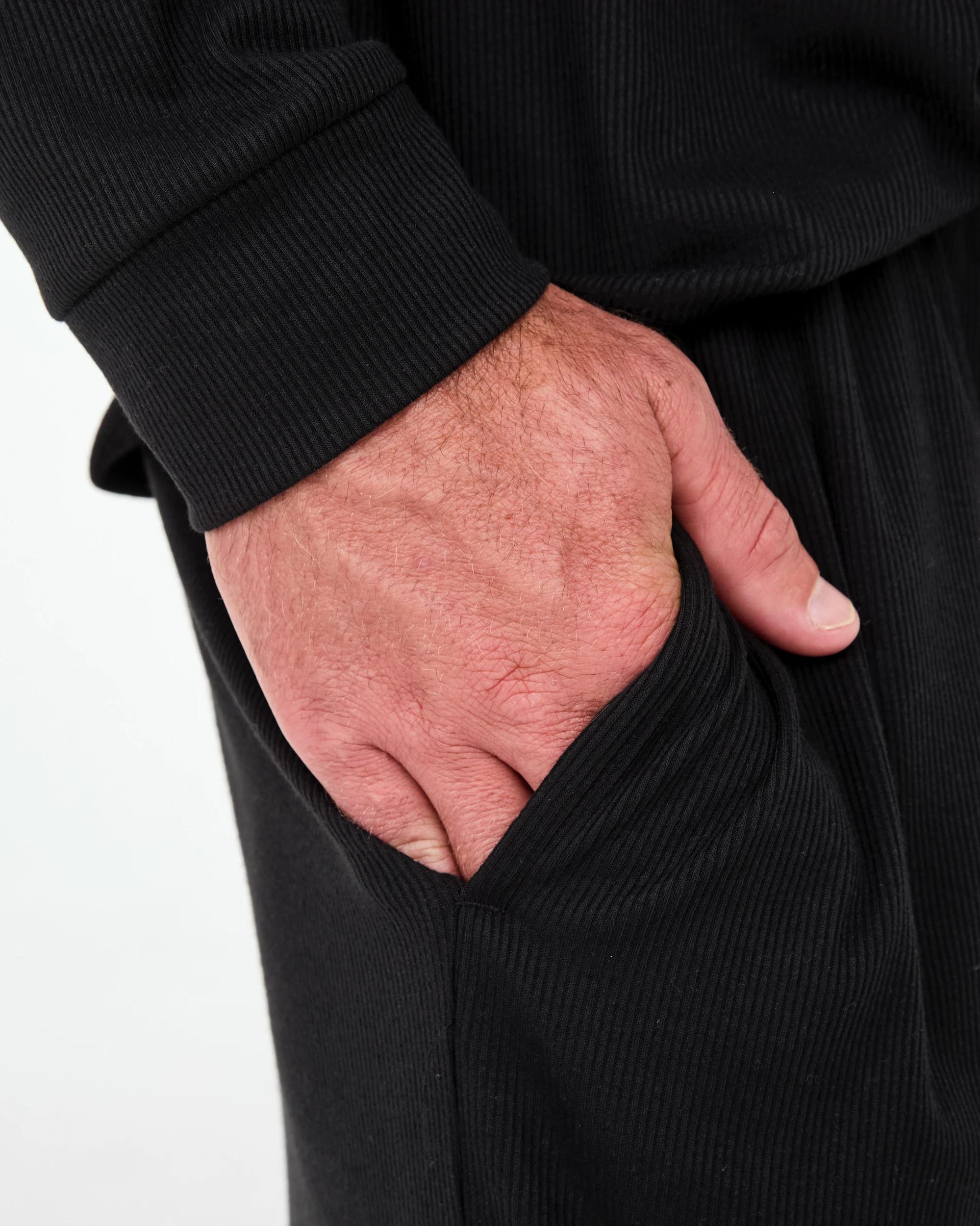 5 Soft Rib Pants Black, 5 of 6