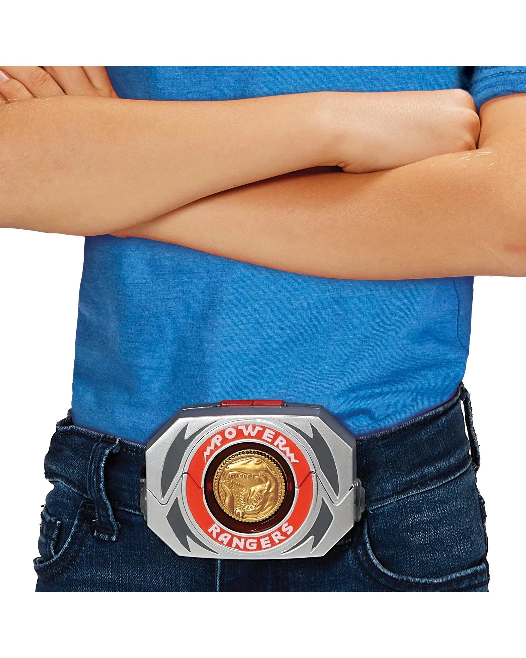 4 Mighty Morphin Power Rangers Re-Ignition Power Morpher Deluxe Buckle with Power Coins, 4 of 4