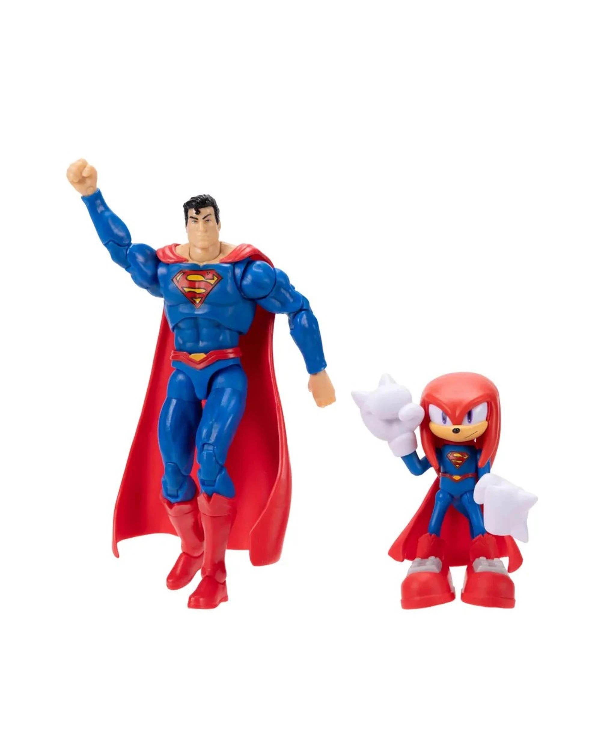 5 Sonic the Hedgehog X DC Superman and Knuckles as Superman 5 inch Action Figure 2 Pack, 5 of 8