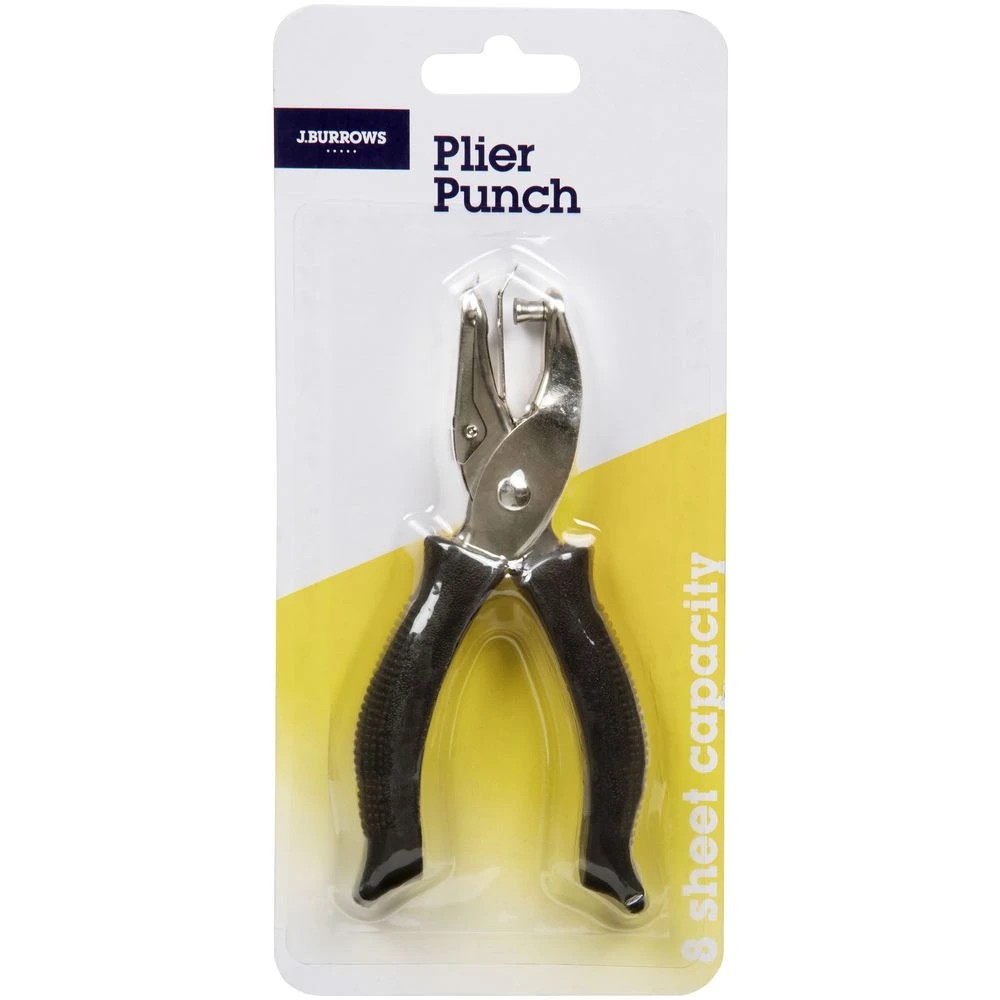 2 J.Burrows 1 Hole Plier Punch Black, 2 of 2