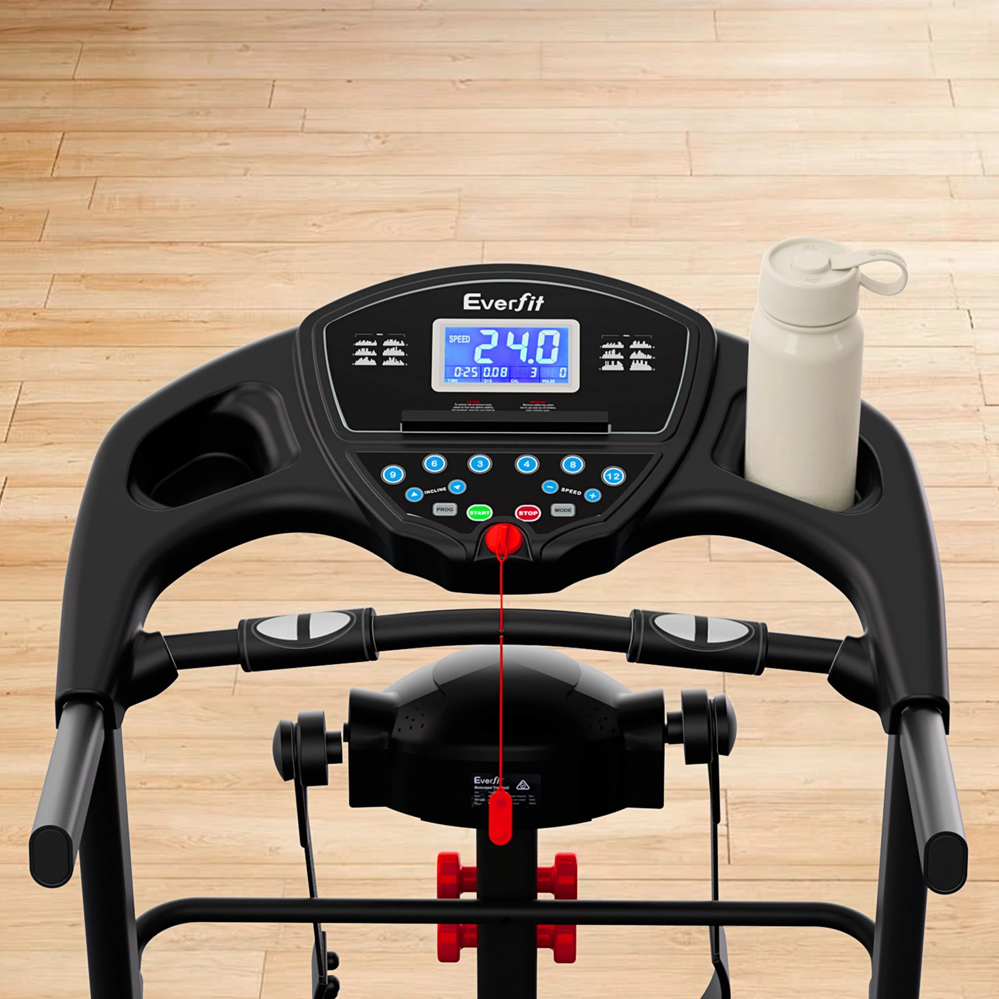 9 Everfit 5 in1 Treadmill Electric Home Gym Fitness Exercise Machine w/ Massager 480mm, 9 of 10