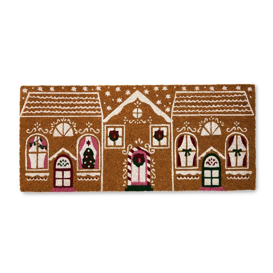 5 Gingerbread Village Door Mat - 100cm x 45cm, 5 of 5