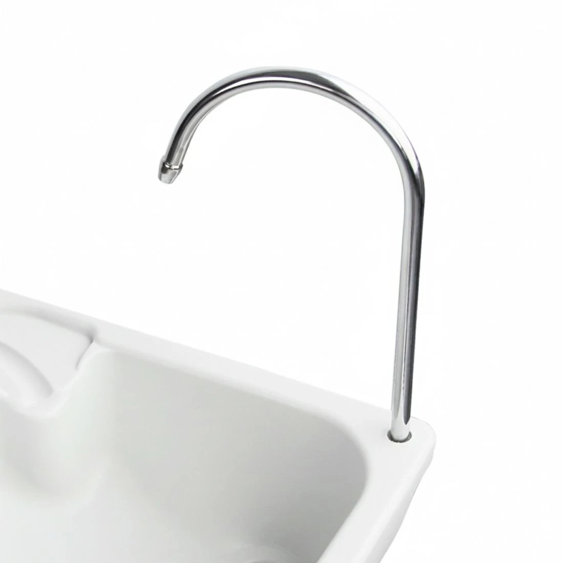 8 Weisshorn Camping Basin Portable Hand Wash Sink Stand 19L Capacity - Grey, 8 of 9