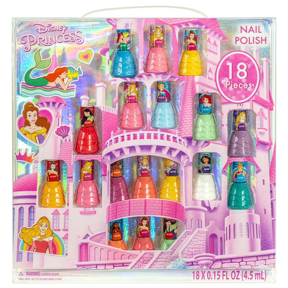 1 Disney Princess 18 Piece Nail Polish Set, 1 of 5