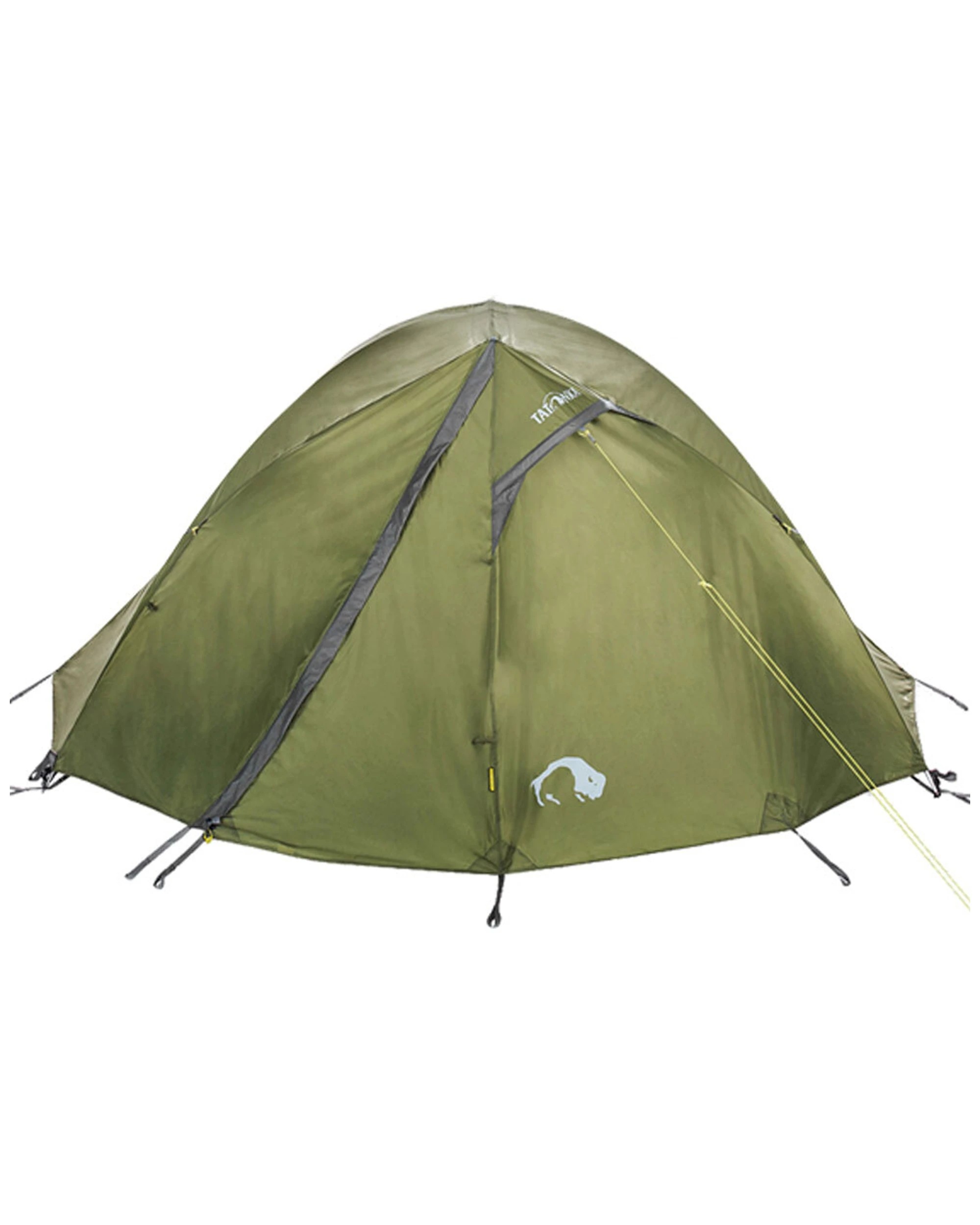 1 Tatonka Mountain Dome 2 Person Tent Lightweight Waterproof With Vestibules - Green, 1 of 5