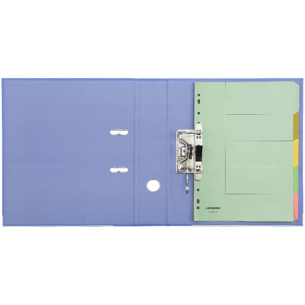 5 J.Burrows A4 Lever Arch 2-Ring Binder Gloss Purple, 5 of 6
