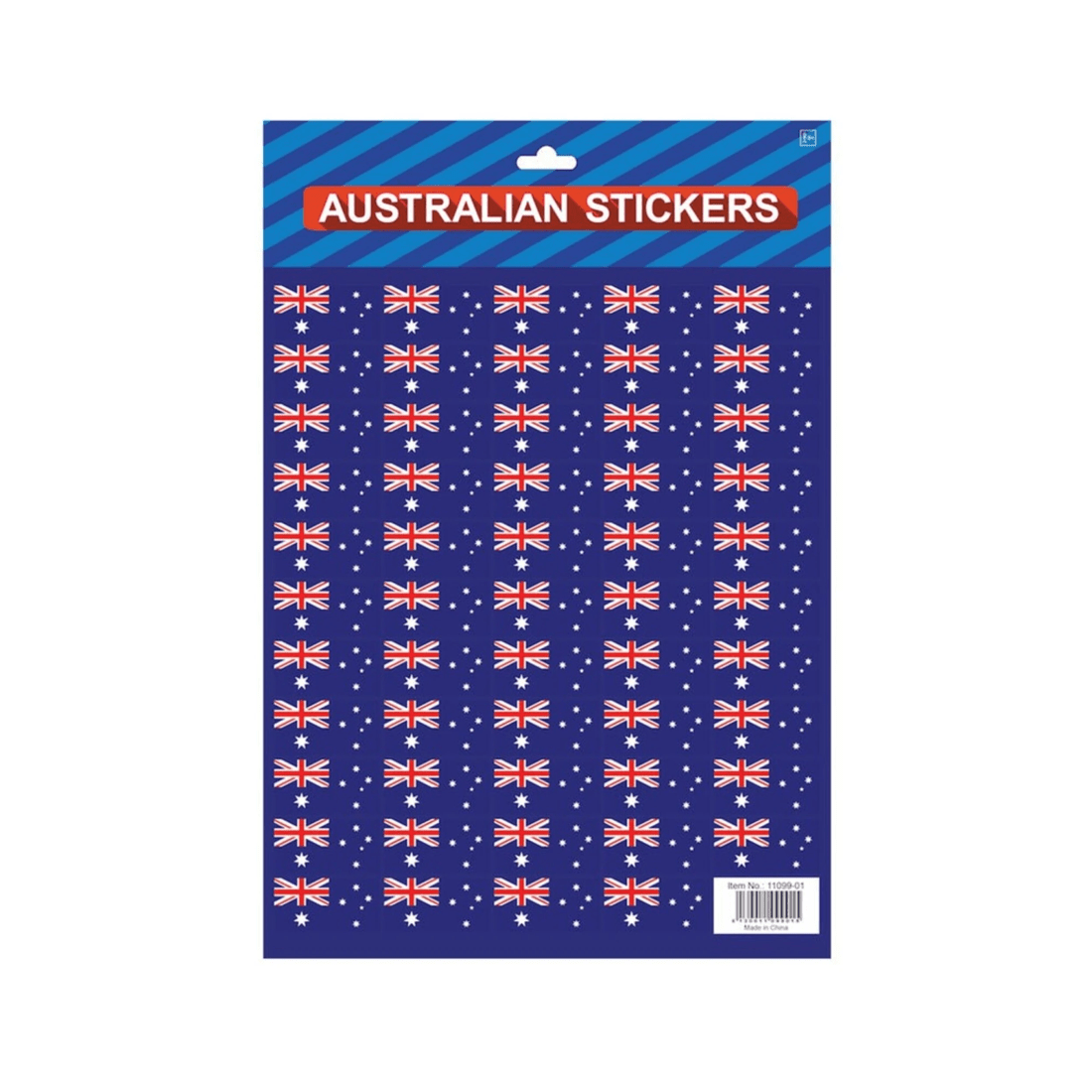 2 Br Costumes  Australian Flag Stickers – A4 Sheet Of Festive Stickers For Australia Day Celebrations, 2 of 2