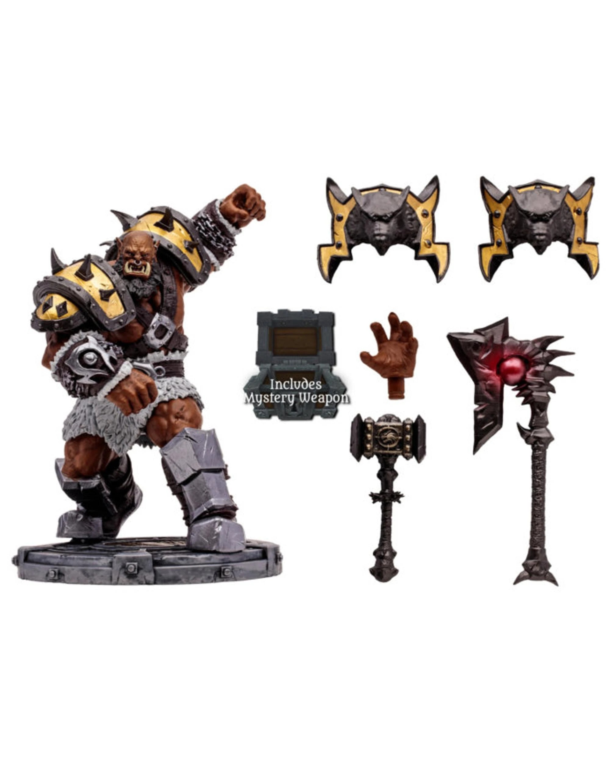 7 McFarlane World Of Warcraft Epic Orc Warrior/Shaman 6 inch Figure, 7 of 10