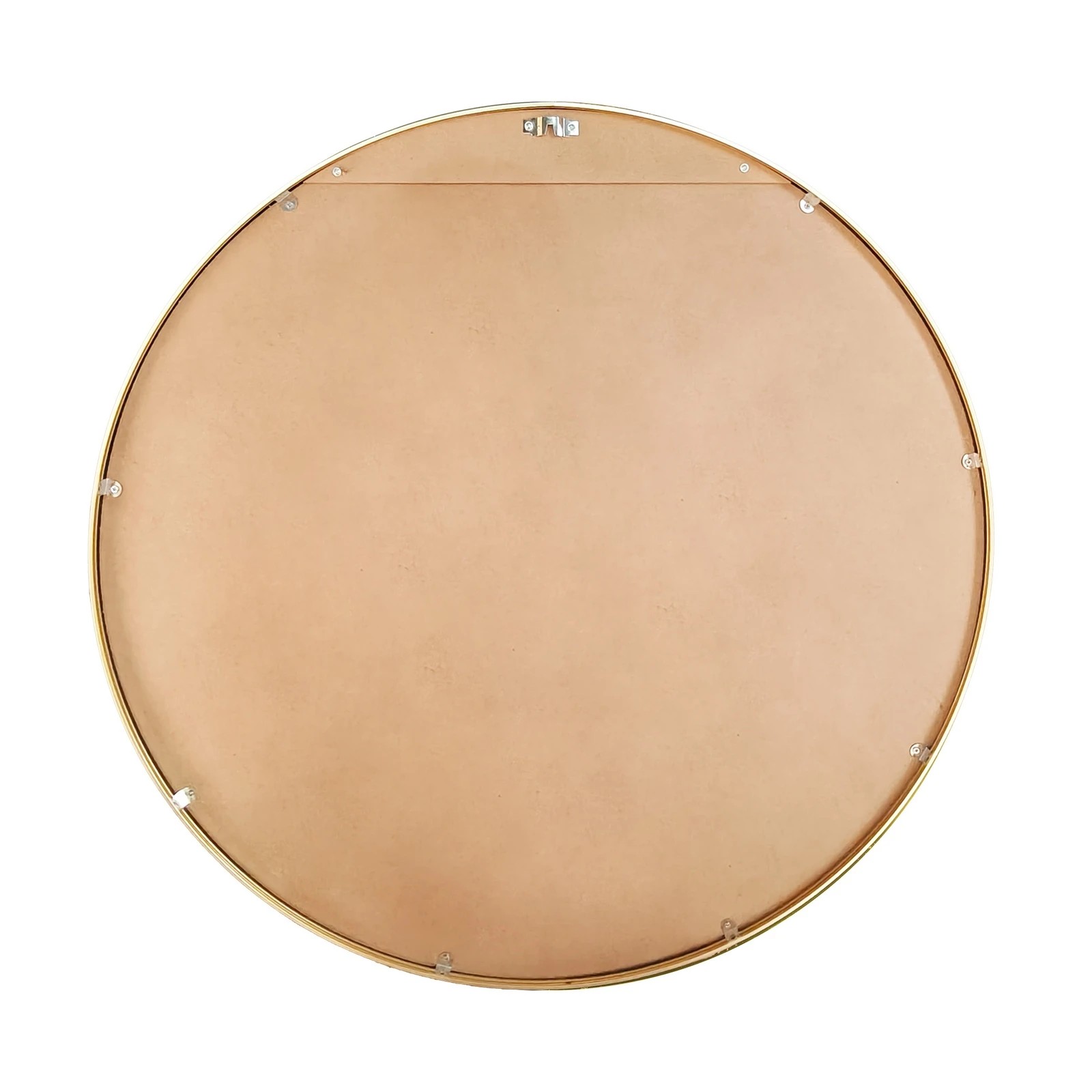 8 Oikiture Wall Mirrors Round Makeup Mirror Vanity Home Decorative 80cm
 - Gold, 8 of 9