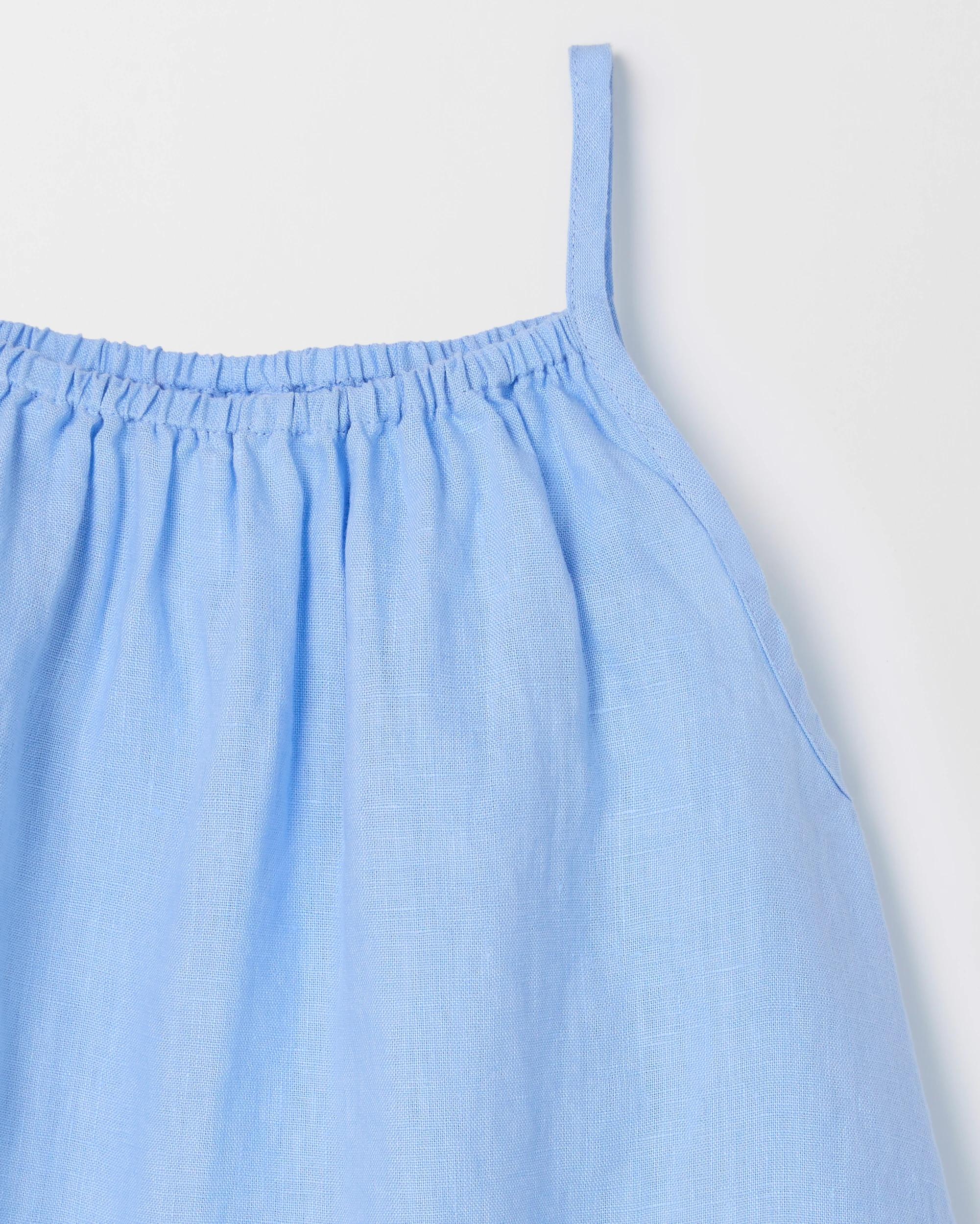 6 Target Kids European Linen Cami BLUE, 6 of 6