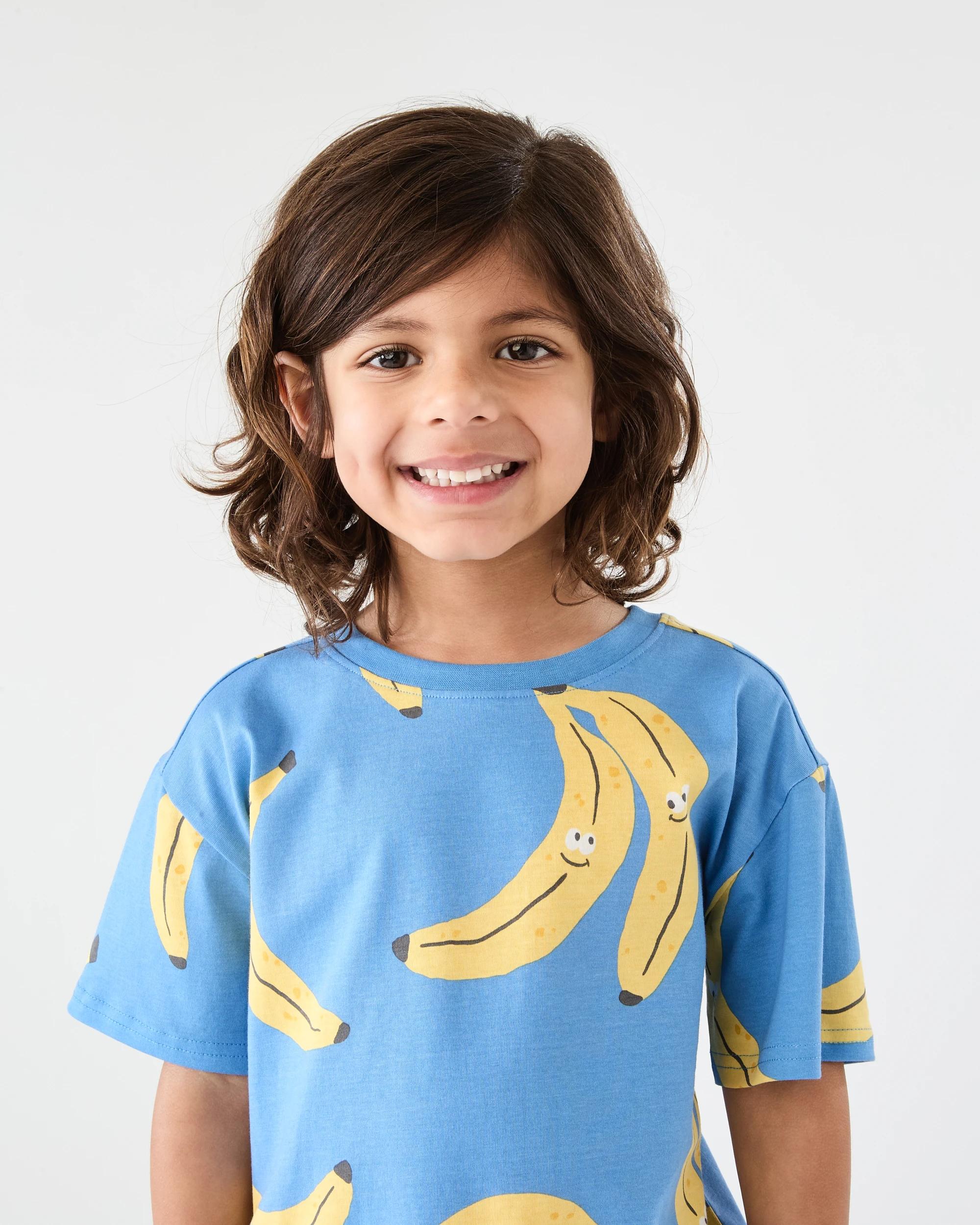 3 All Over Print T-shirt Blu Fruit, 3 of 6
