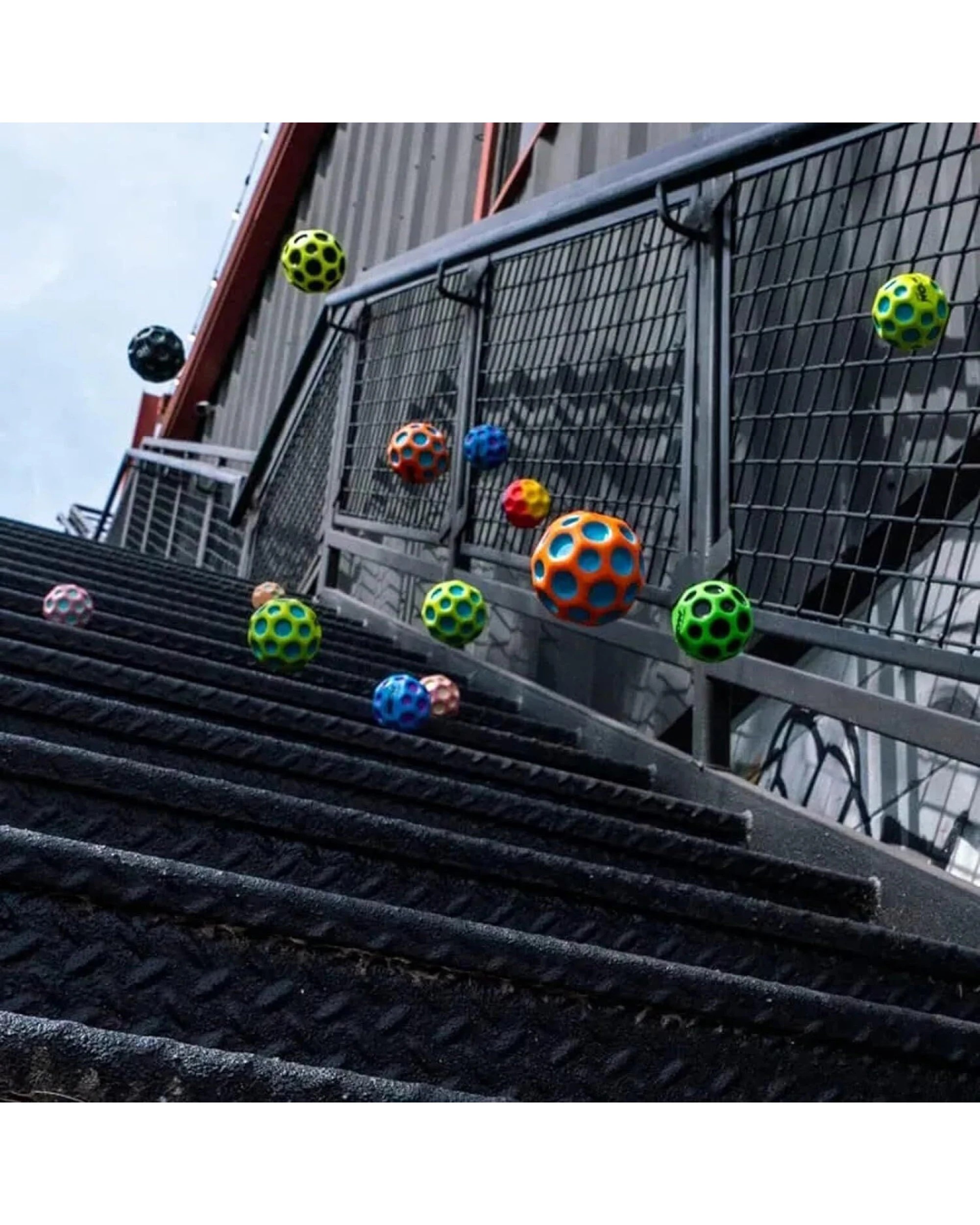 3 BR Toys Bouncy Ball for Outdoor Play – High Bouncing Space Ball, 3 of 7