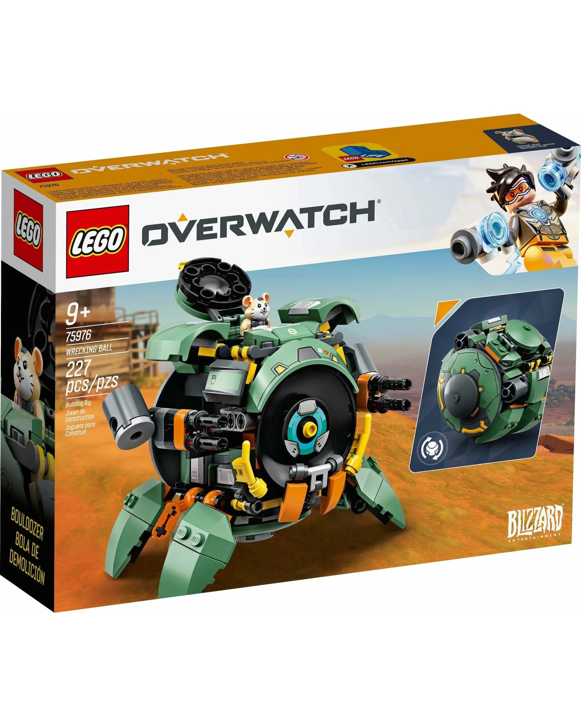 1 LEGO 75976 Overwatch Wrecking Ball Mech & Hammond Figure, 1 of 5
