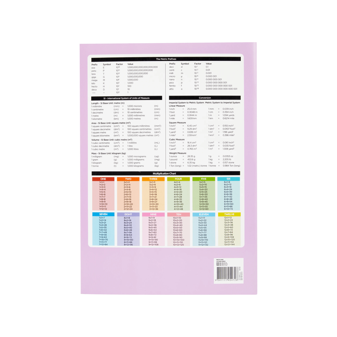 4 A4 Grid Book - 96 Pages, Lilac, 4 of 4